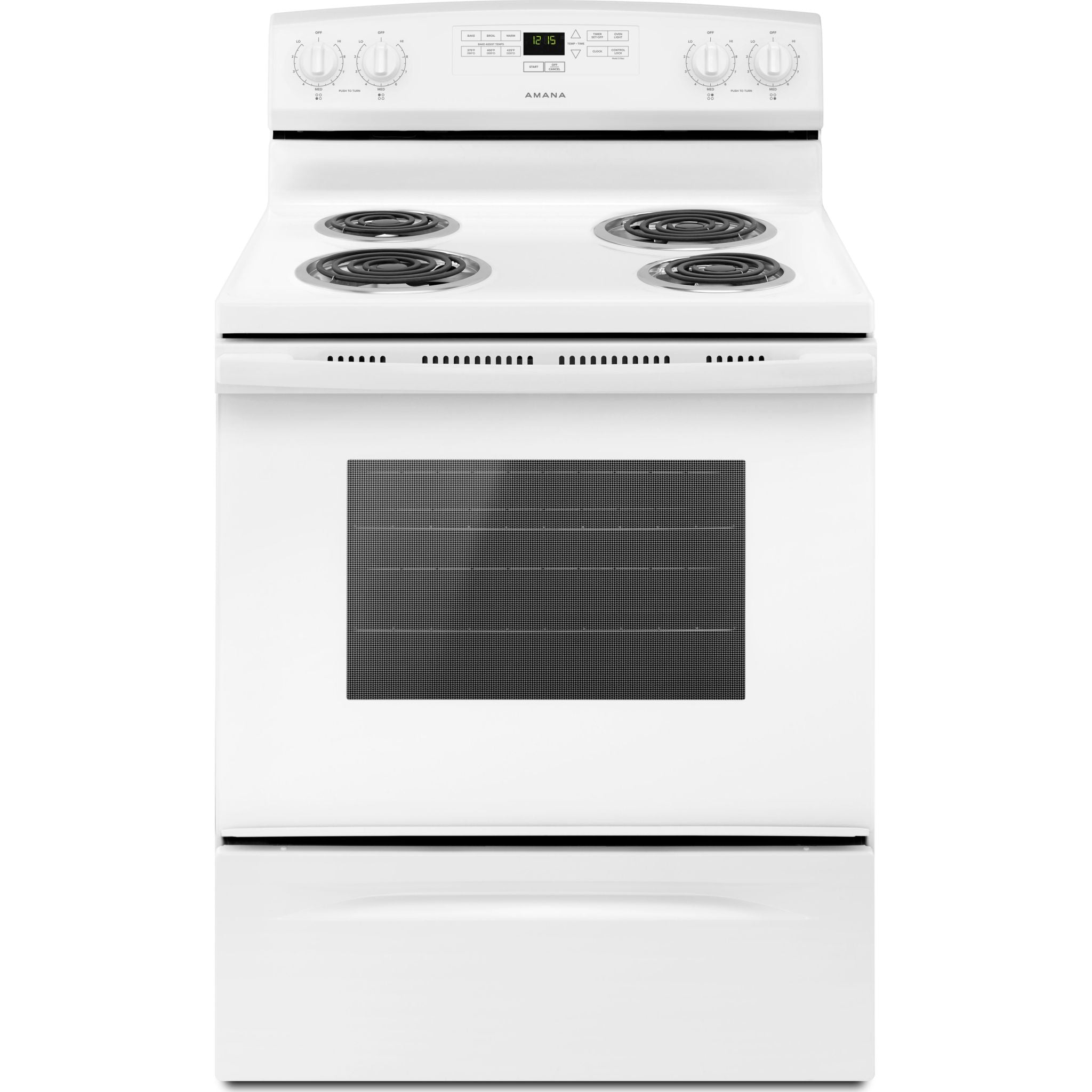 Amana, Amana 30" Electric Range (YACR4303MFW) - White