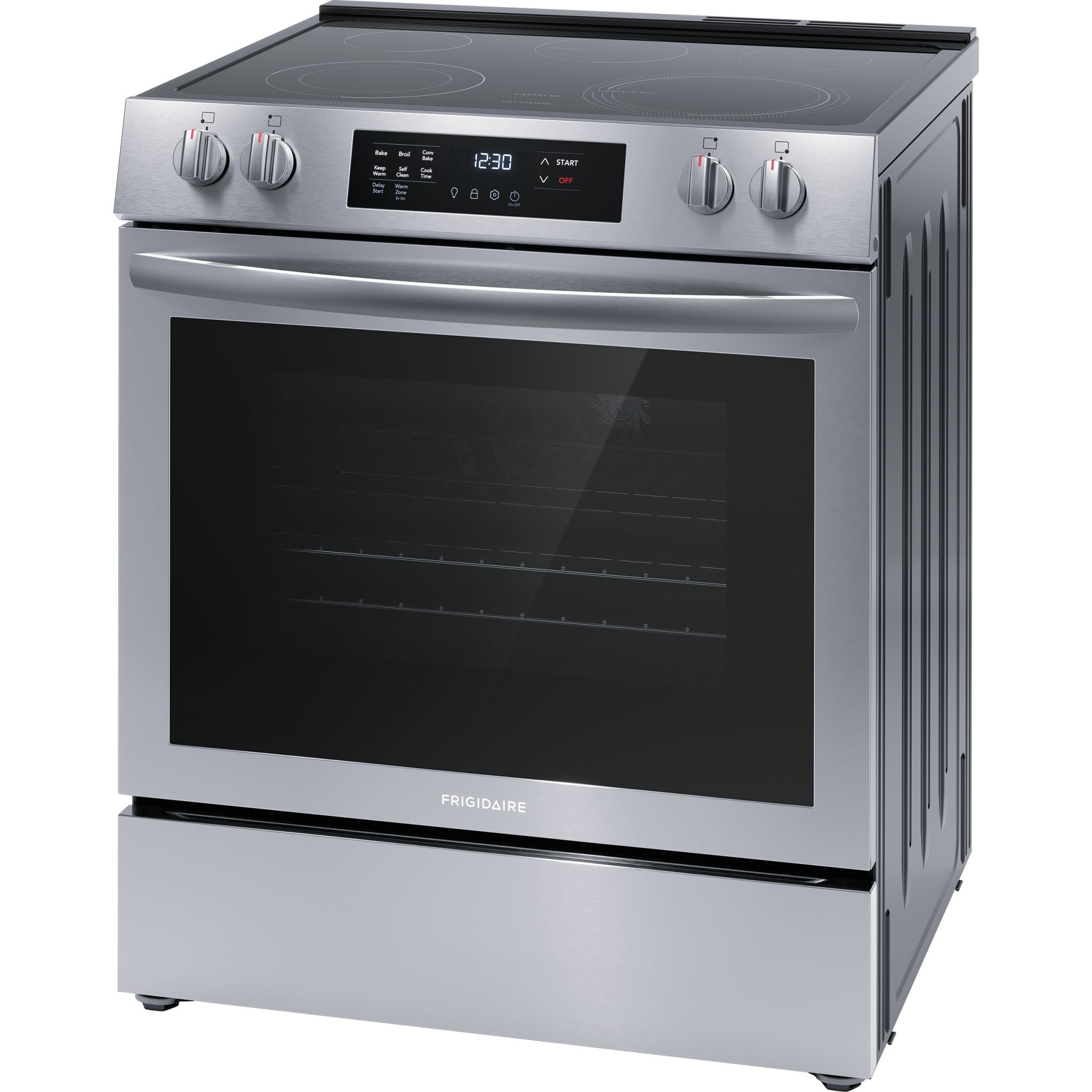 Frigidaire, Frigidaire 30" Electric Range (FCFE308CAS) - Stainless Steel