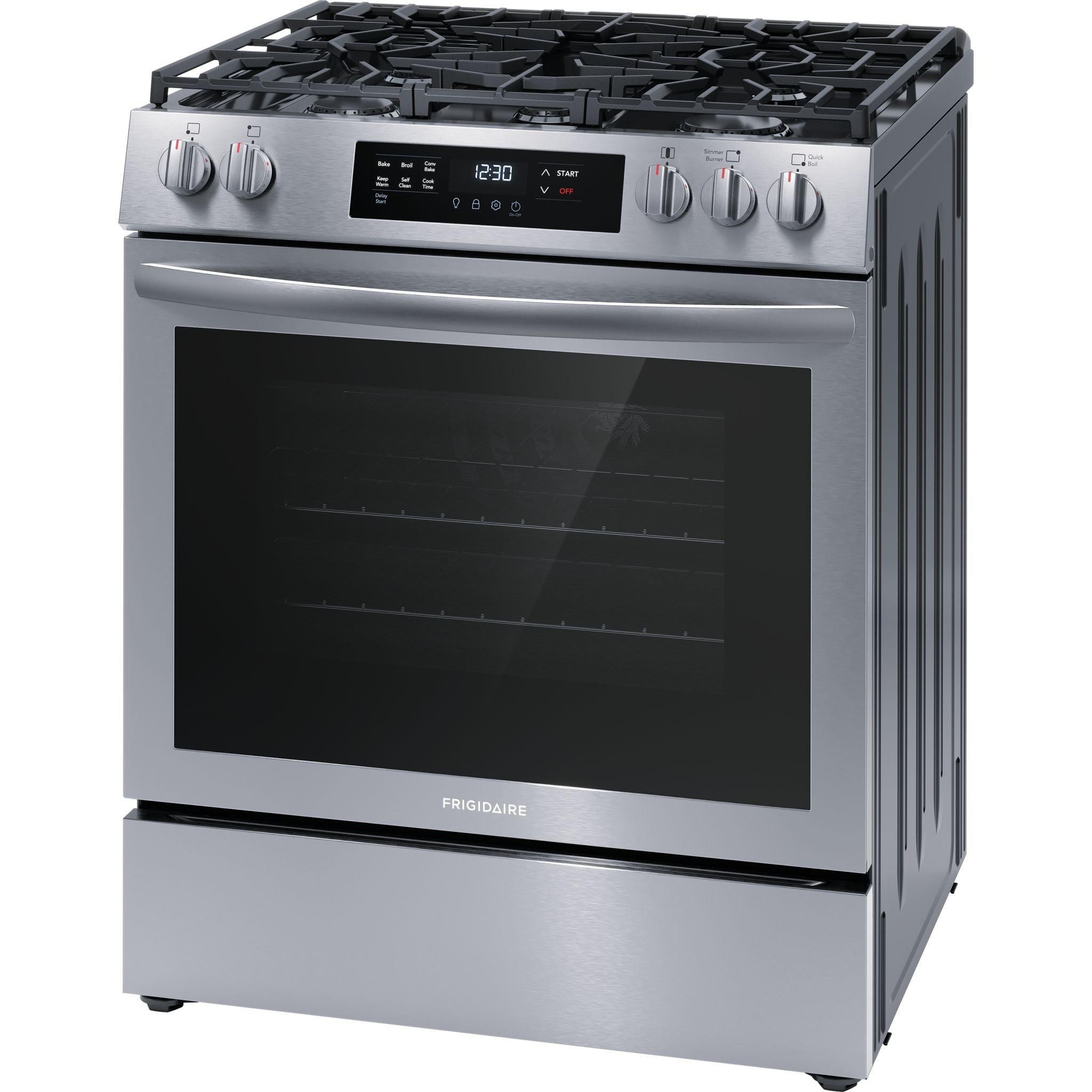 Frigidaire, Frigidaire 30" Electric Range (FCFG3083AS) - Stainless Steel