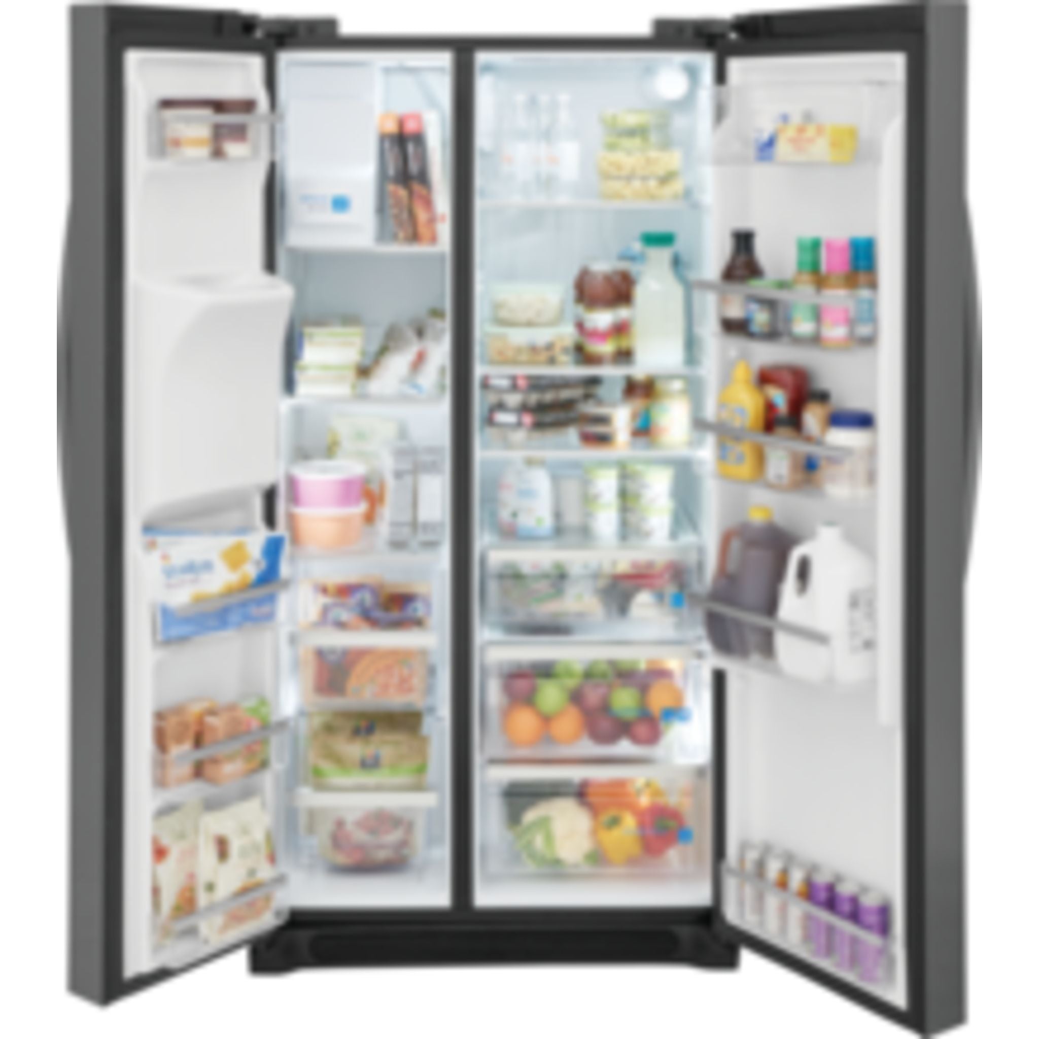 Frigidaire Gallery, Frigidaire Gallery Side x Side Fridge (GRSC2352AD) - Black Stainless