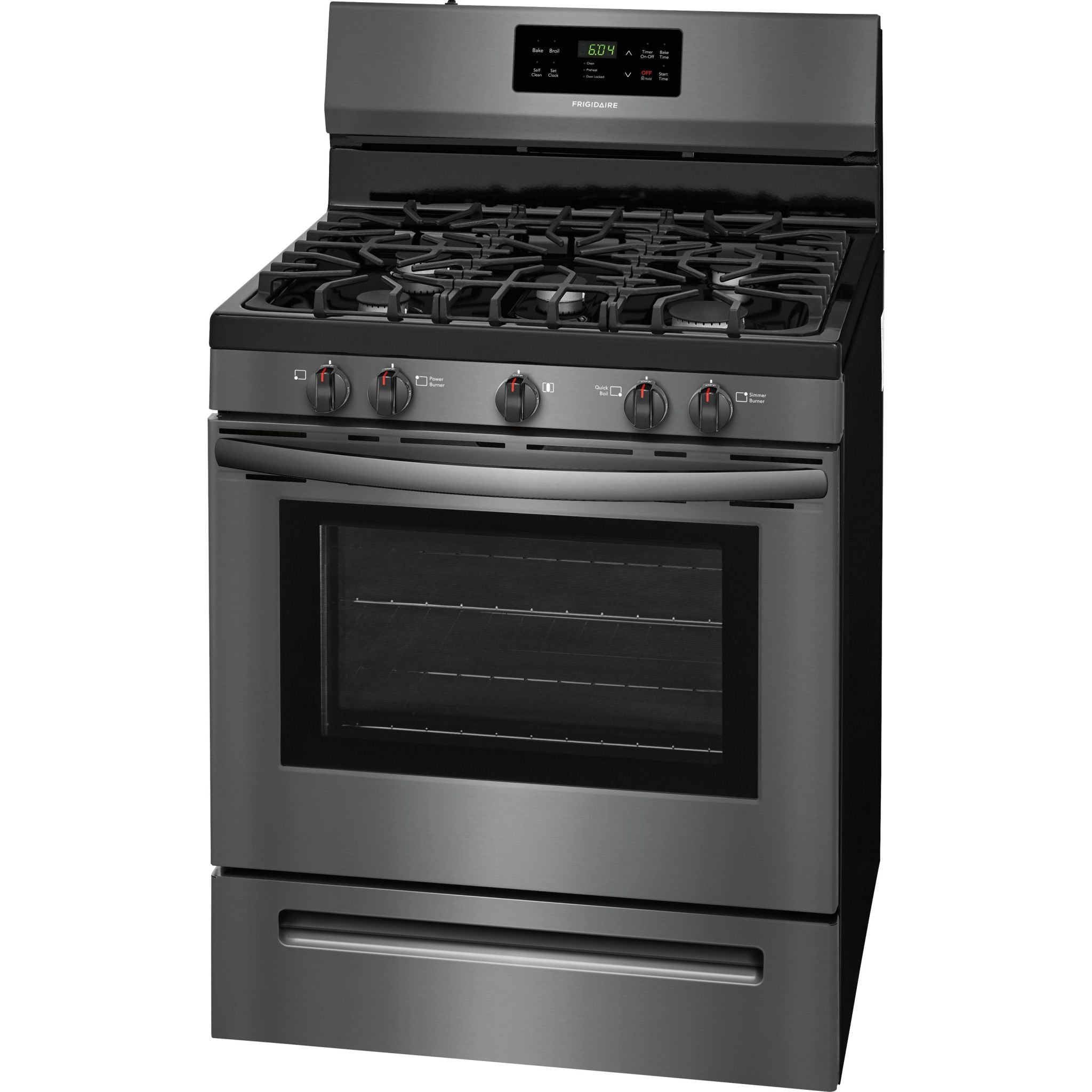 Frigidaire, Frigidaire Gas Range (FFGF3054TD) - Black Stainless