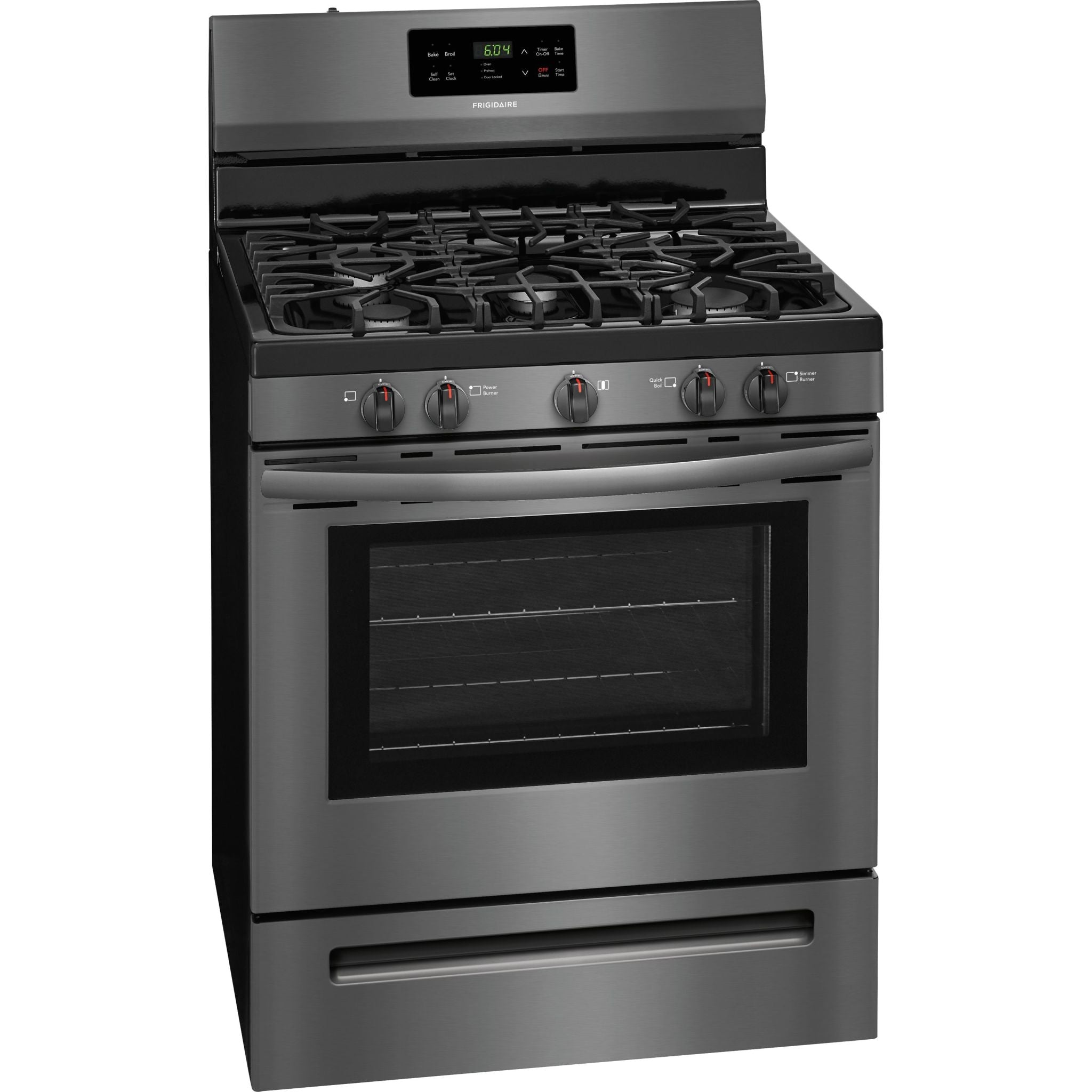 Frigidaire, Frigidaire Gas Range (FFGF3054TD) - Black Stainless