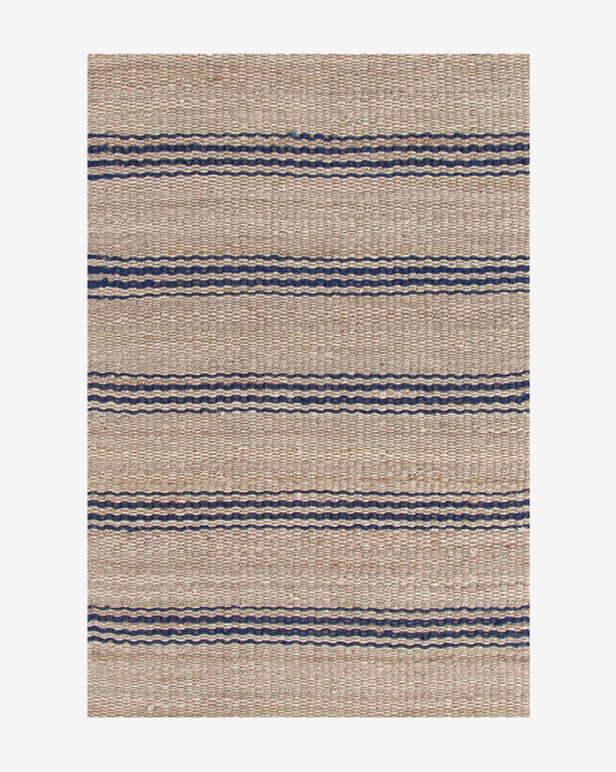 Dash & Albert, Jute Ticking Indigo Handwoven Rug