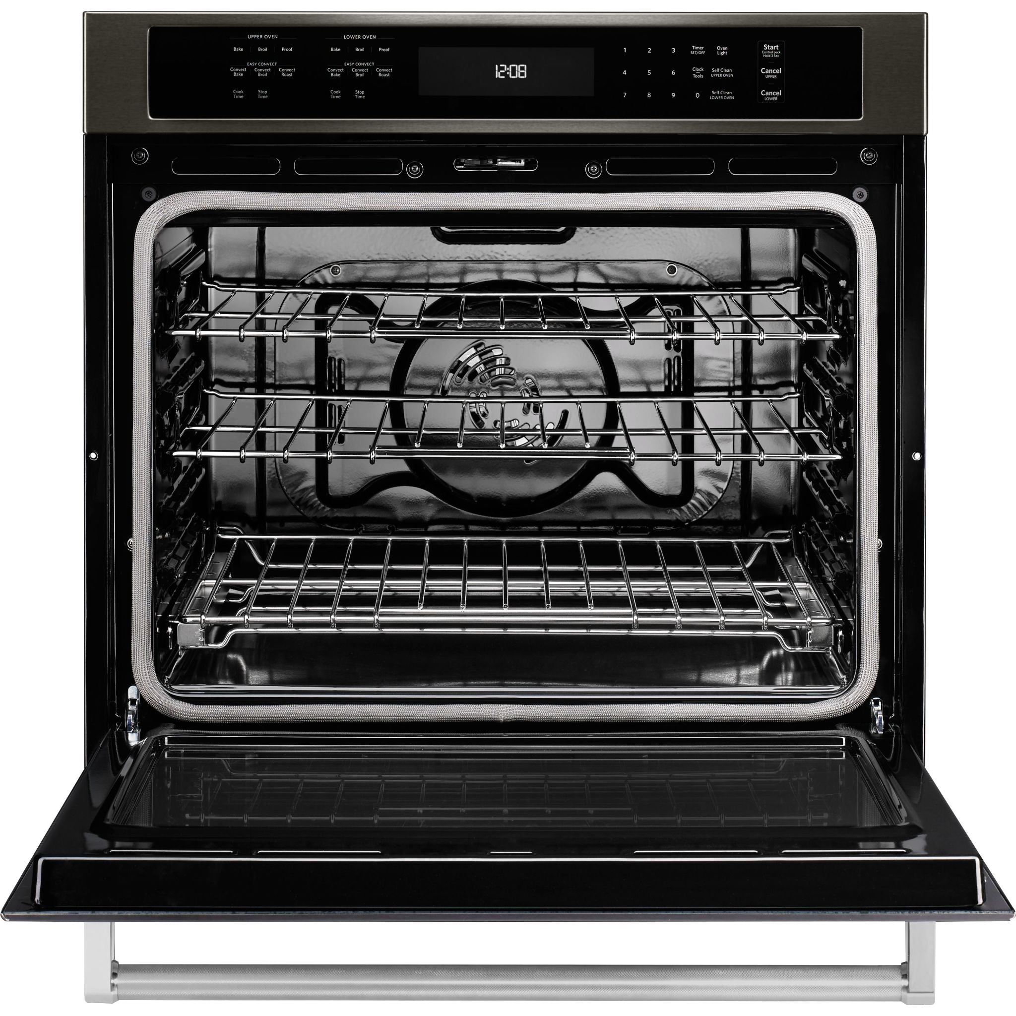 KitchenAid, KitchenAid 30" True Convection Wall Oven (KOSE500EBS) - Black Stainless