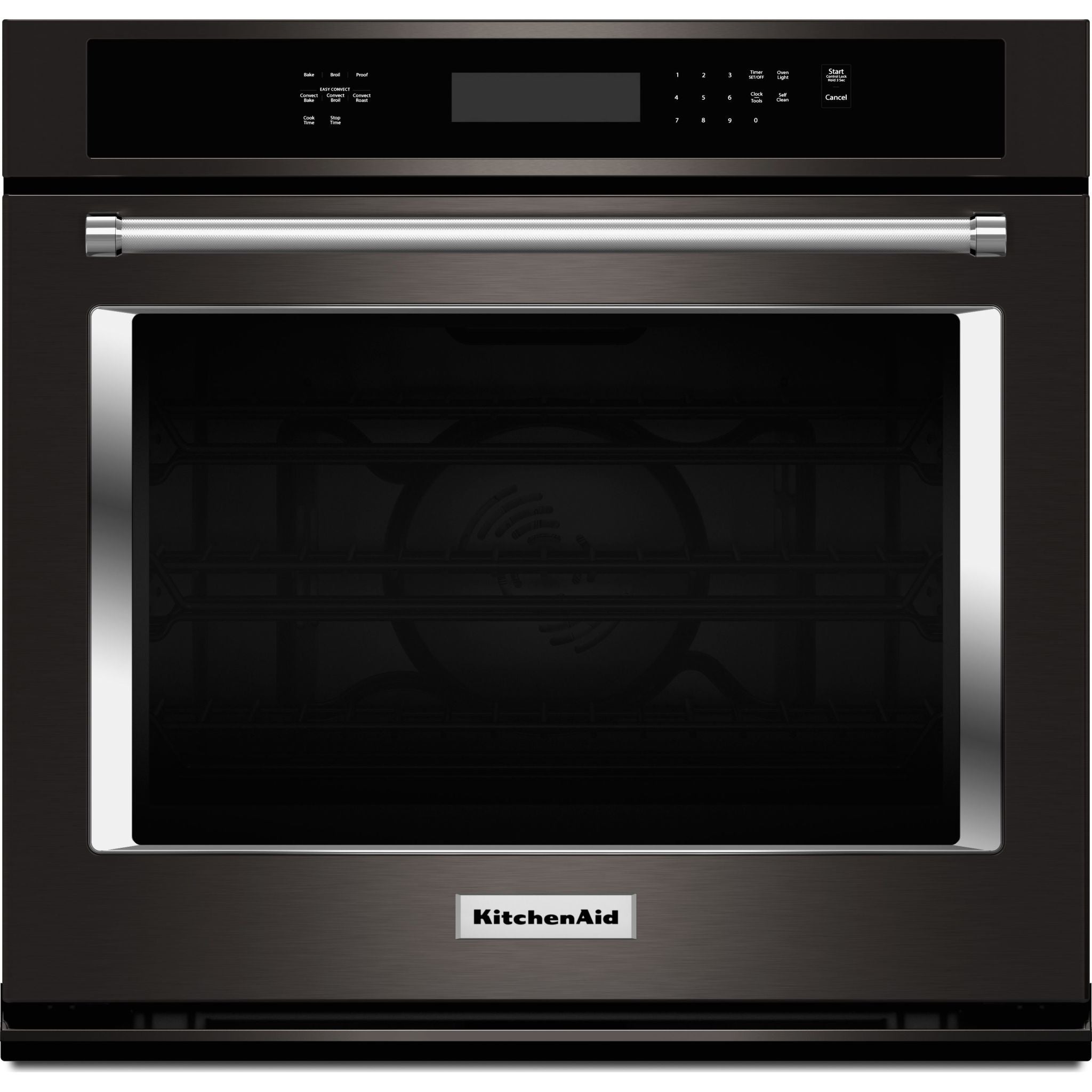 KitchenAid, KitchenAid 30" True Convection Wall Oven (KOSE500EBS) - Black Stainless