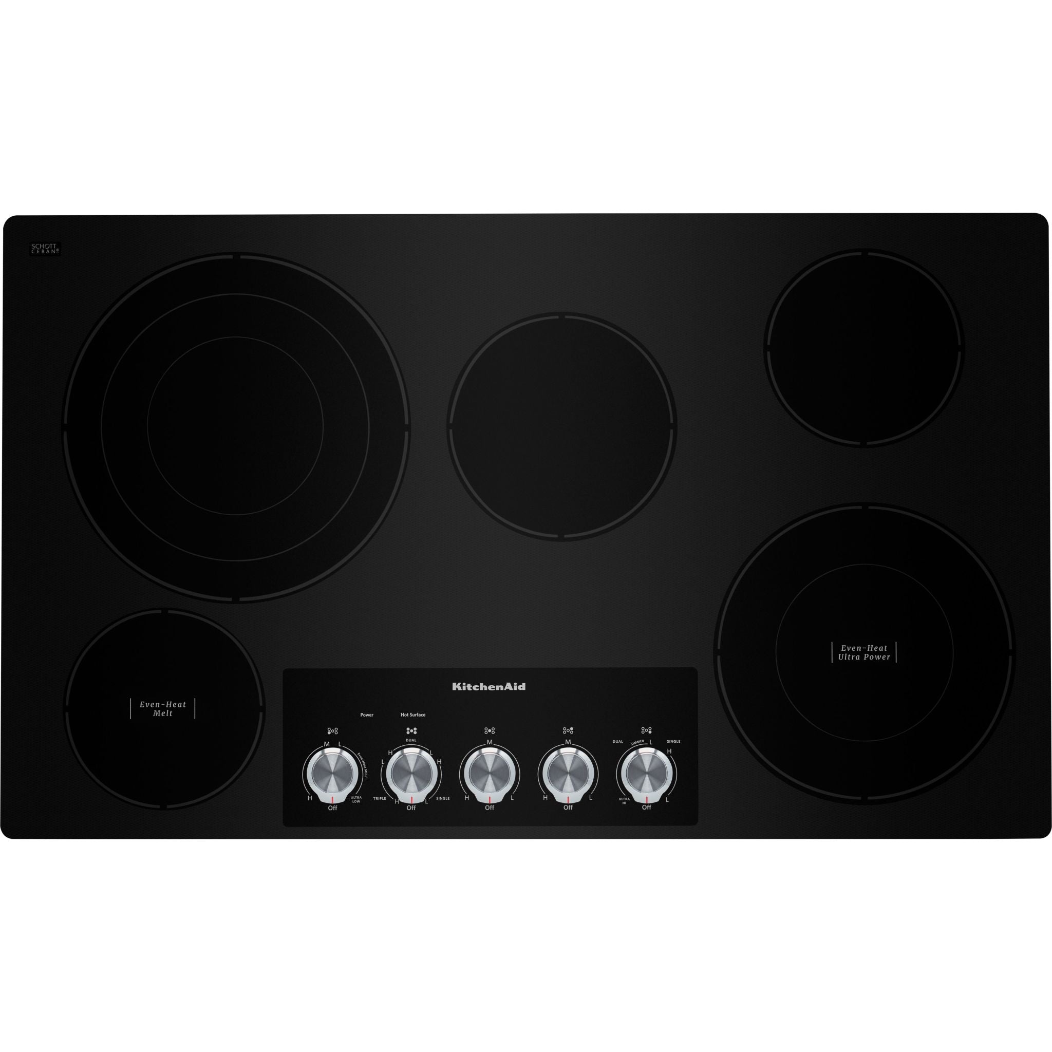 KitchenAid, KitchenAid 36" Cooktop (KCES556HBL) - Black