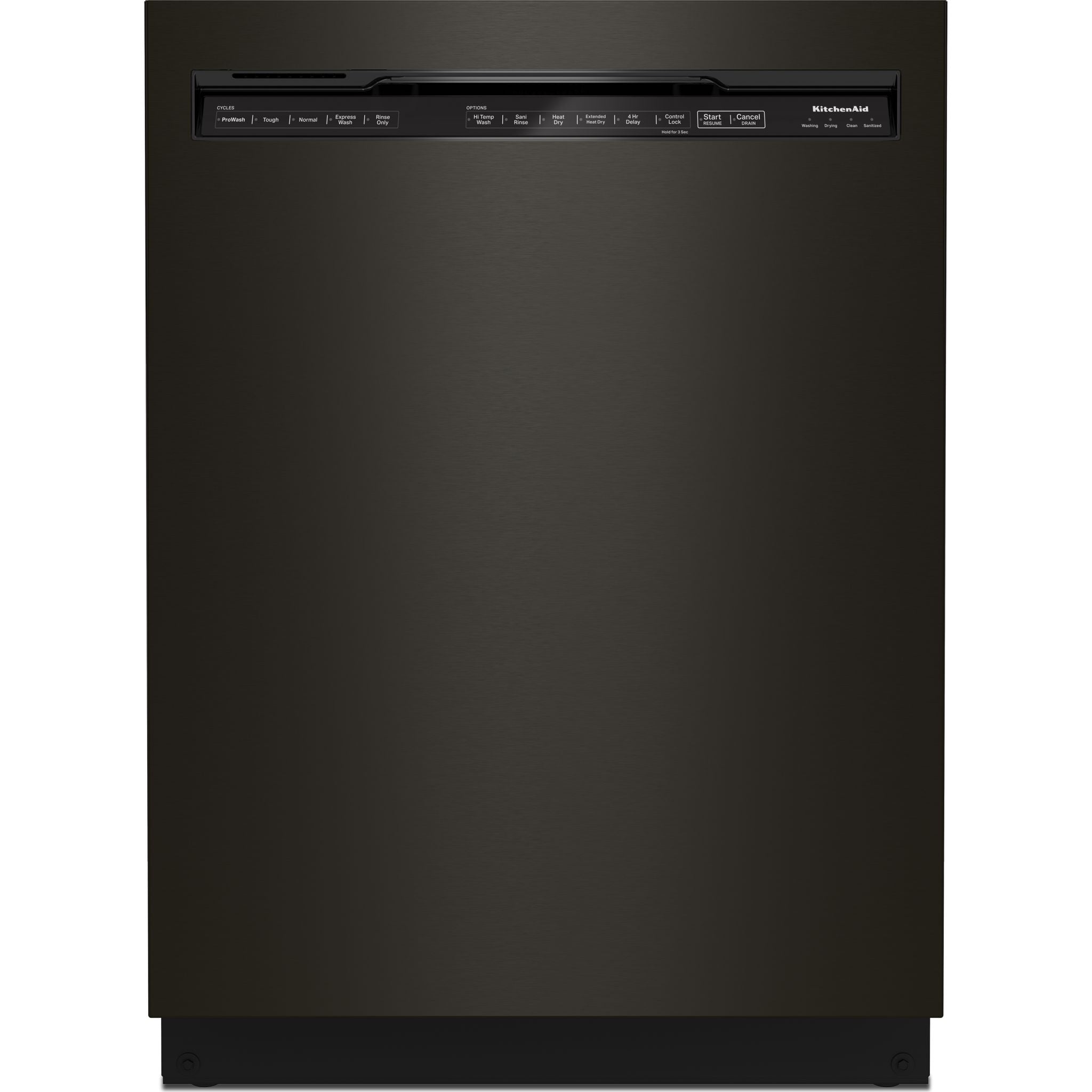 KitchenAid, KitchenAid Dishwasher Stainless Steel Tub (KDFM404KBS) - Black Stainless