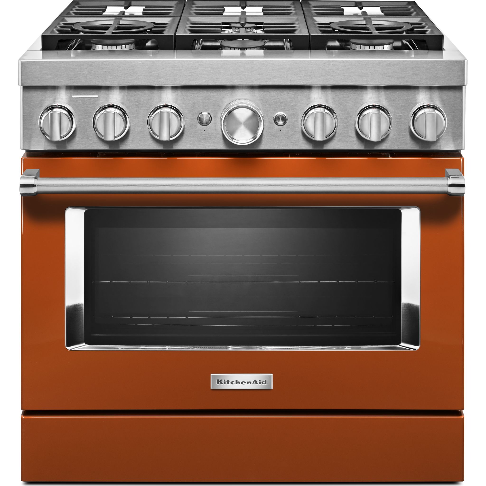 KitchenAid, KitchenAid Dual Fuel Range (KFDC506JSC) - Scorched Orange