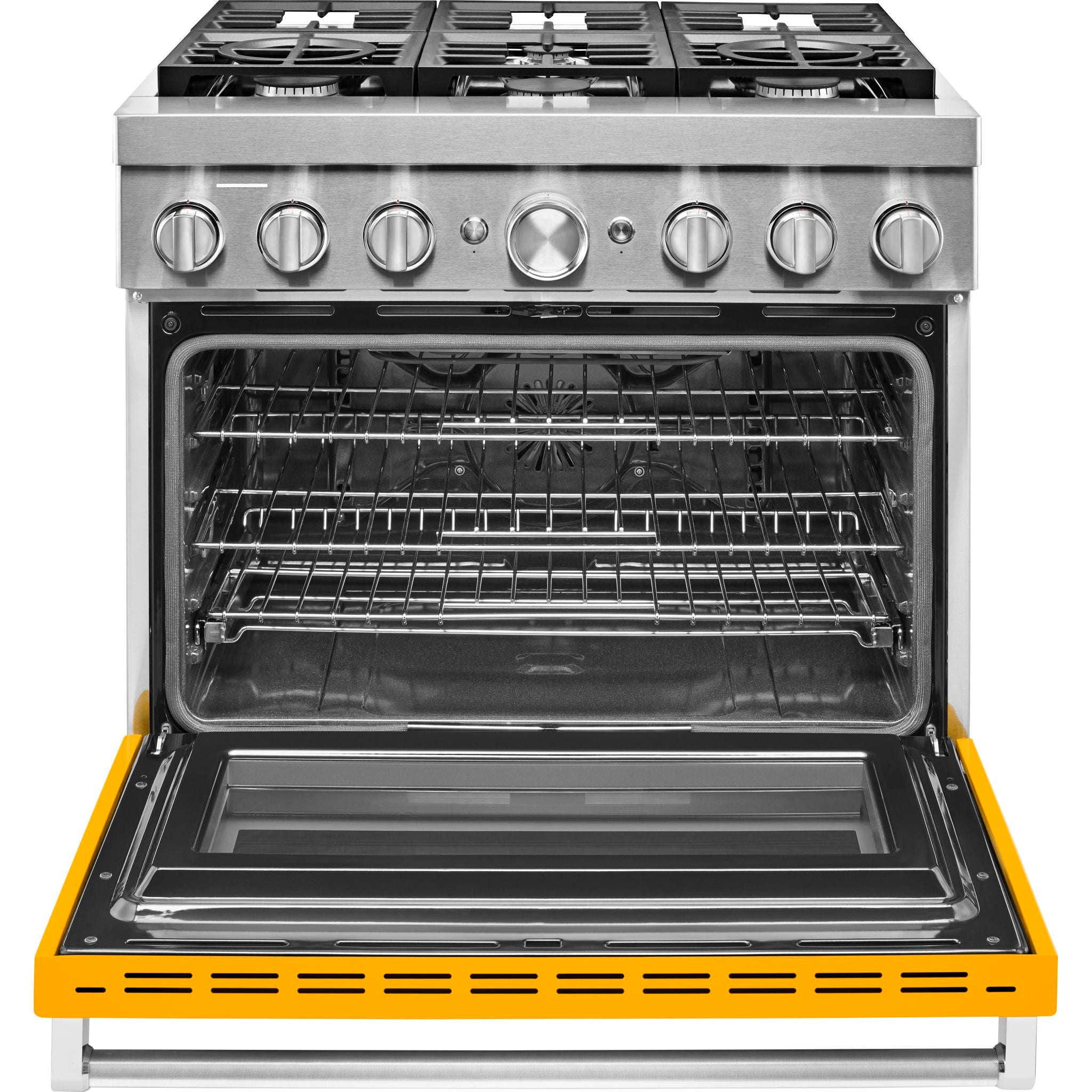 KitchenAid, KitchenAid Dual Fuel Range (KFDC506JYP) - Yellow Pepper