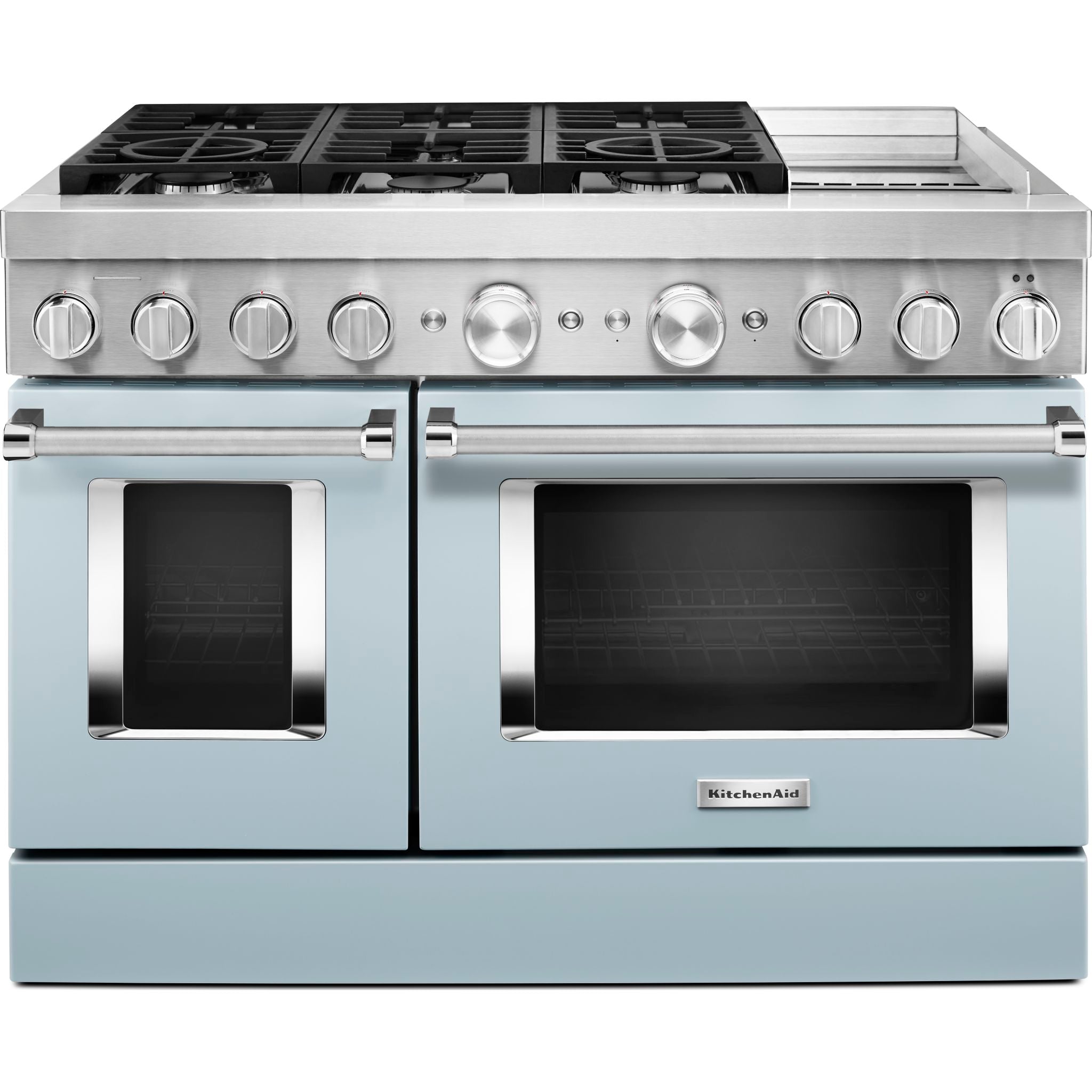 KitchenAid, KitchenAid Dual Fuel Range (KFDC558JMB) - Misty Blue