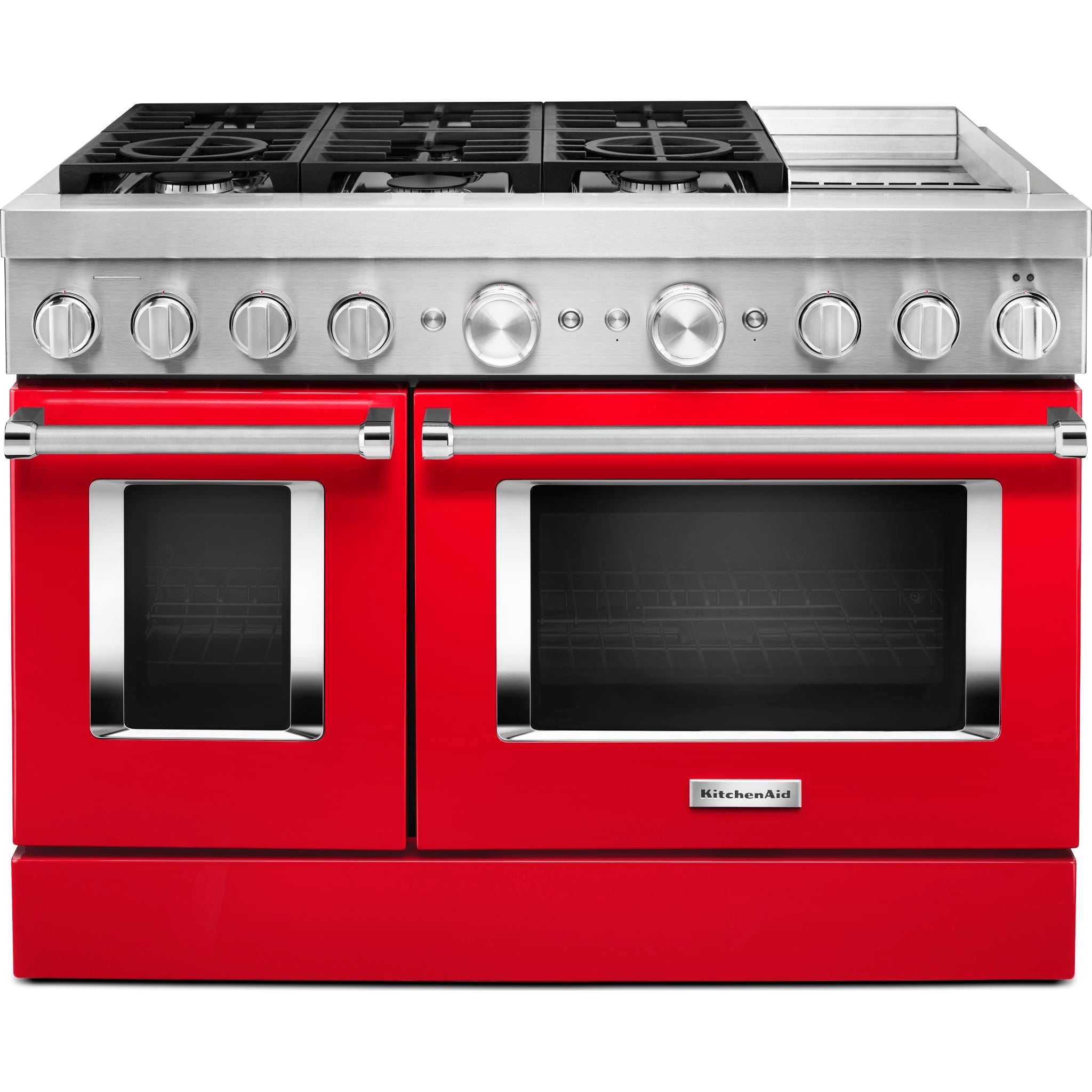 KitchenAid, KitchenAid Dual Fuel Range (KFDC558JPA) - Passion Red