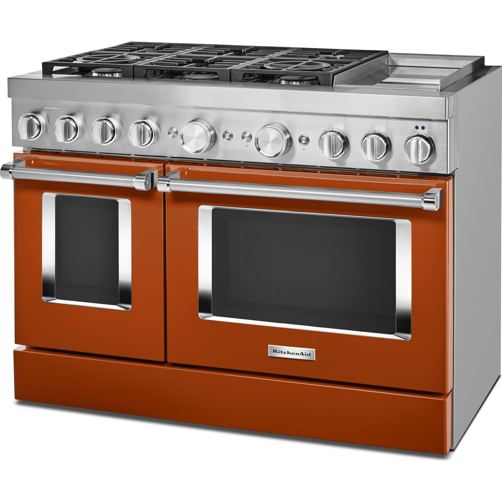 KitchenAid, KitchenAid Dual Fuel Range (KFDC558JSC) - Scorched Orange