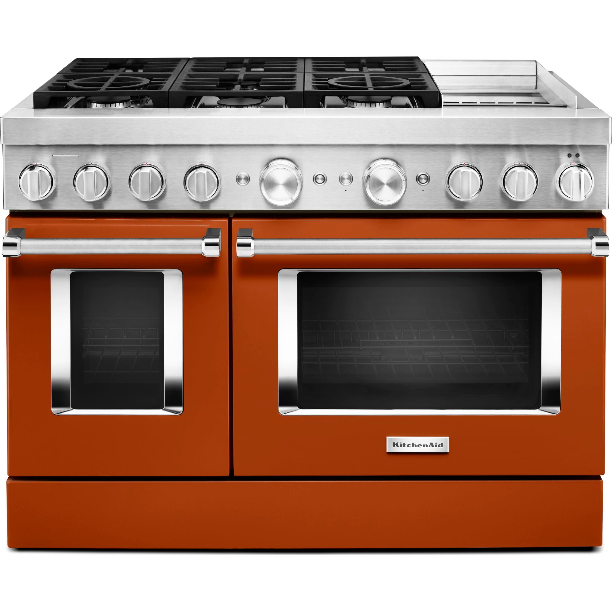 KitchenAid, KitchenAid Dual Fuel Range (KFDC558JSC) - Scorched Orange