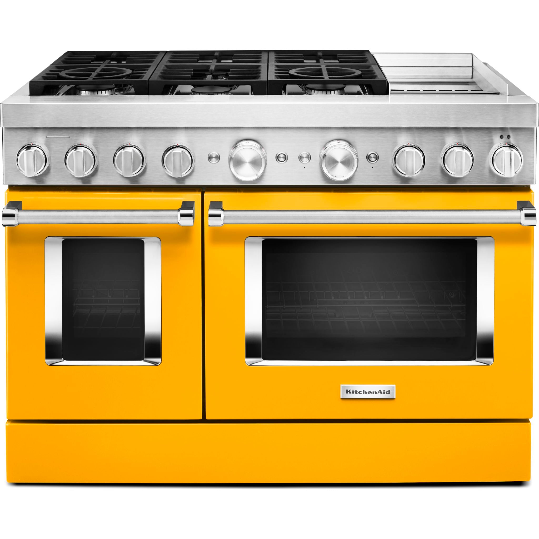 KitchenAid, KitchenAid Dual Fuel Range (KFDC558JYP) - Yellow Pepper