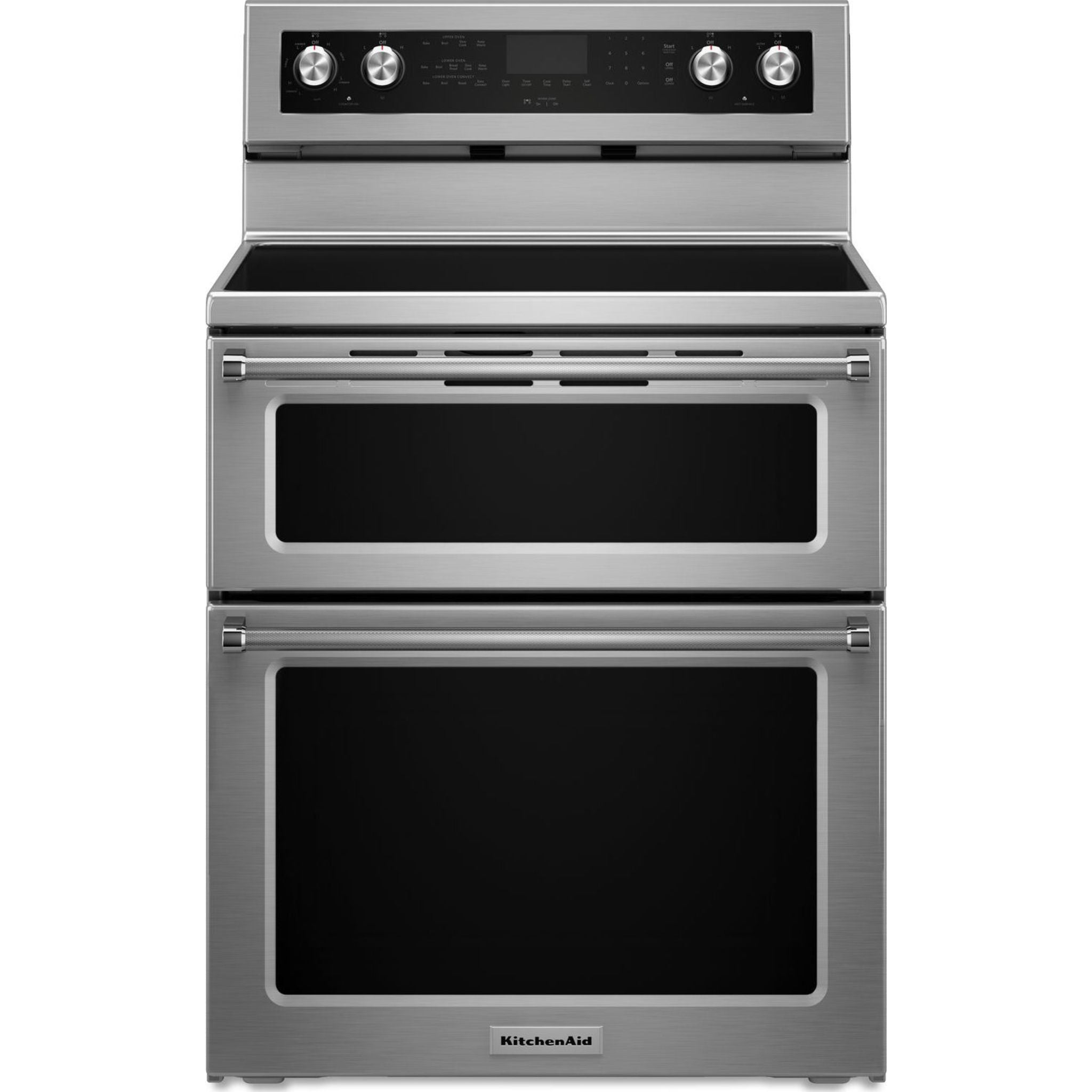 KitchenAid, KitchenAid Dual Oven Range (YKFED500ESS) - Stainless Steel