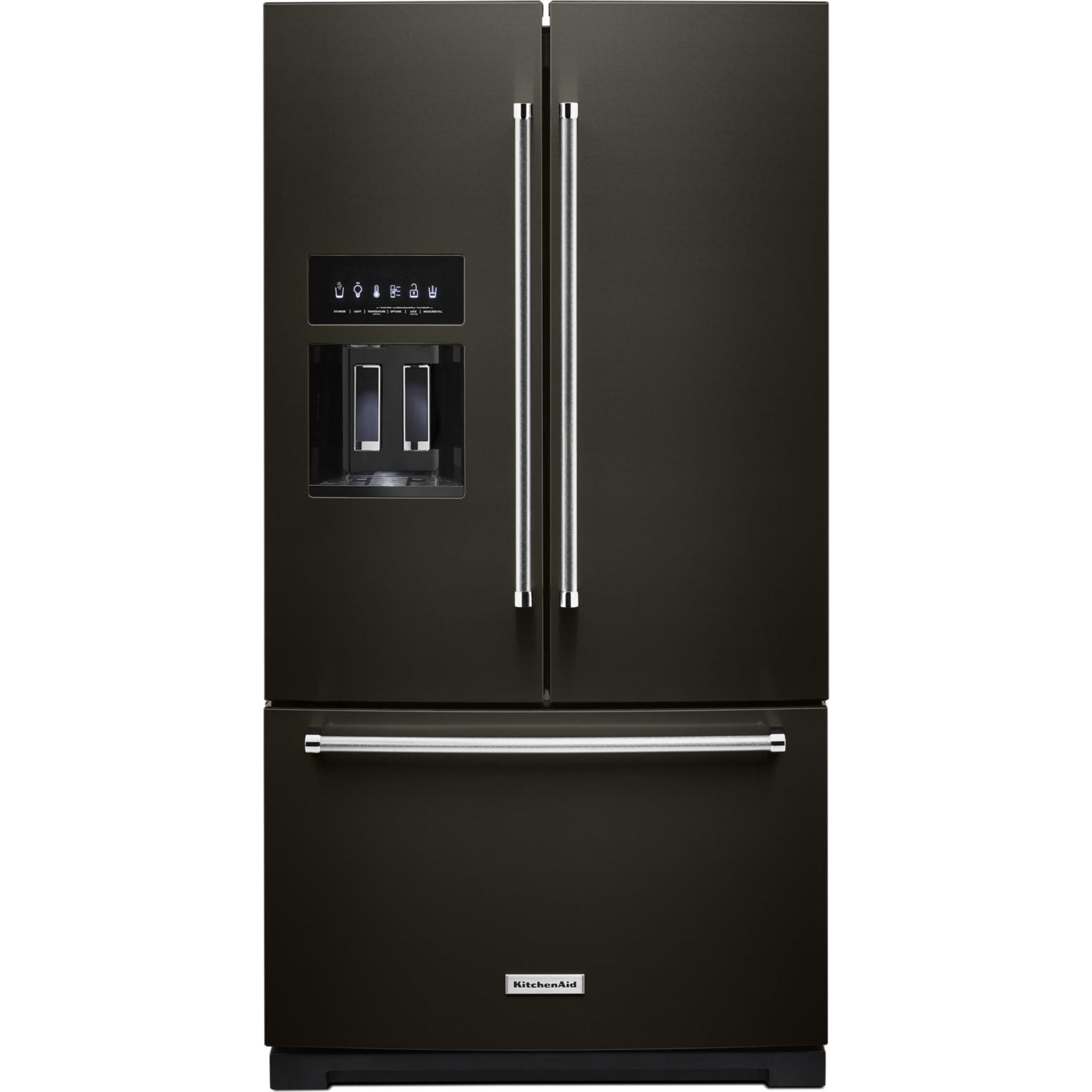 KitchenAid, KitchenAid French Door Fridge (KRFF577KBS) - Black Stainless