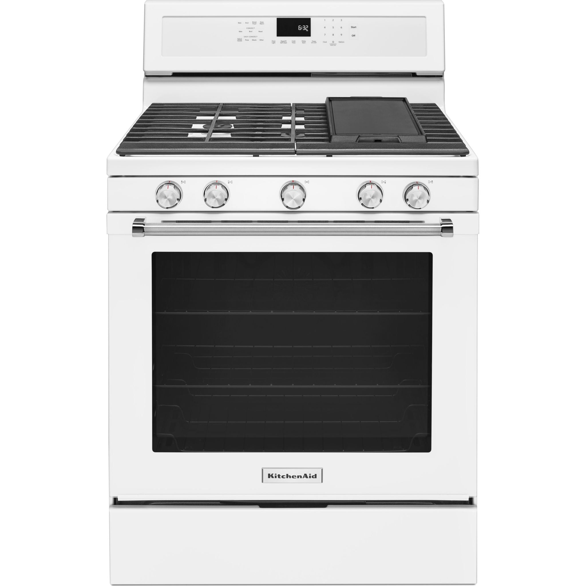 KitchenAid, KitchenAid Gas Range (KFGG500EWH) - White