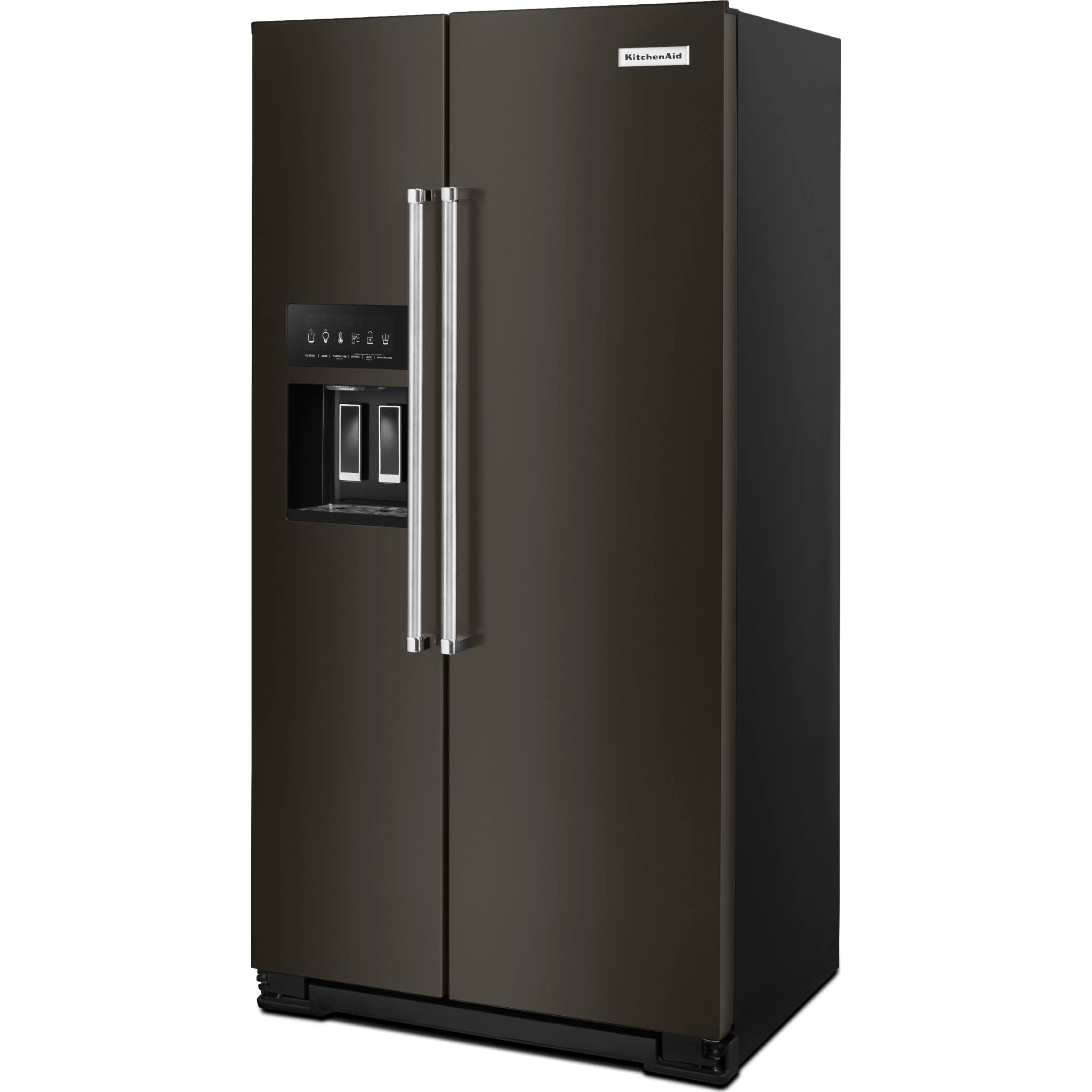 KitchenAid, KitchenAid Side x Side Fridge (KRSC703HBS) - Black Stainless