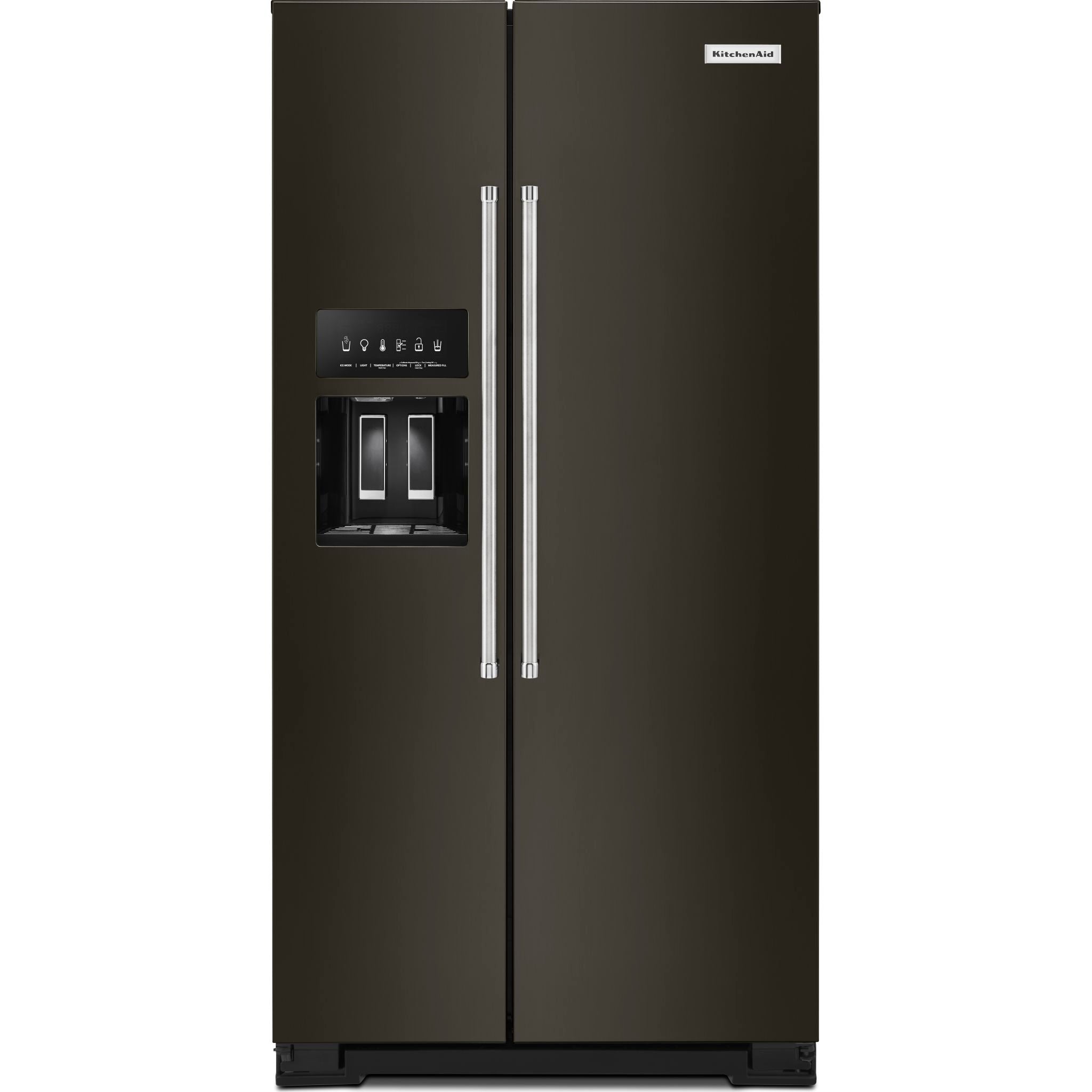 KitchenAid, KitchenAid Side x Side Fridge (KRSC703HBS) - Black Stainless