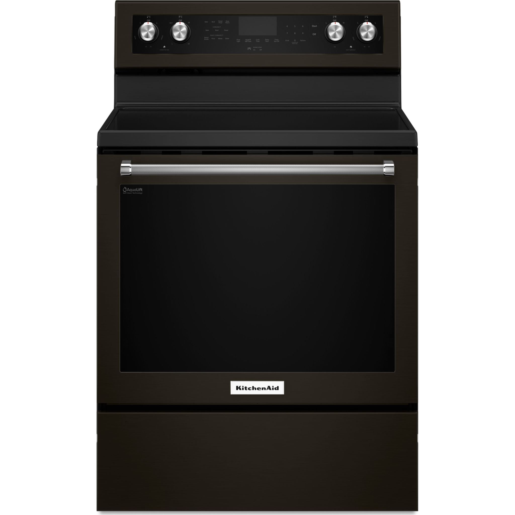 KitchenAid, KitchenAid True Convection Range (YKFEG500EBS) - Black Stainless