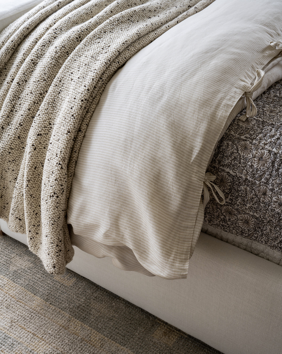 Kavset, Lane Wool Flecked Oversized Throw