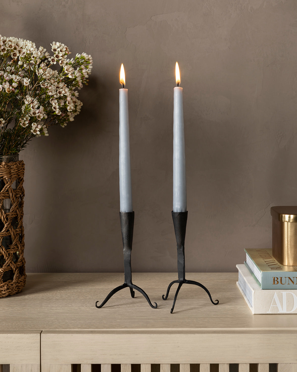 Society of Lifestyle, Matte Black Candle Stand