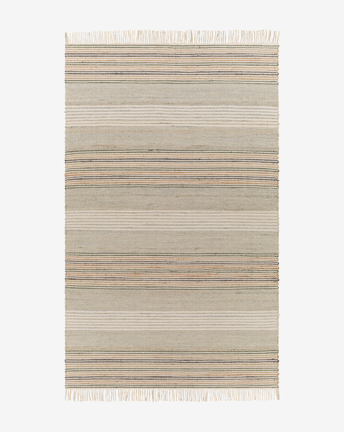 Surya, Mayon Gray Handwoven Jute Rug