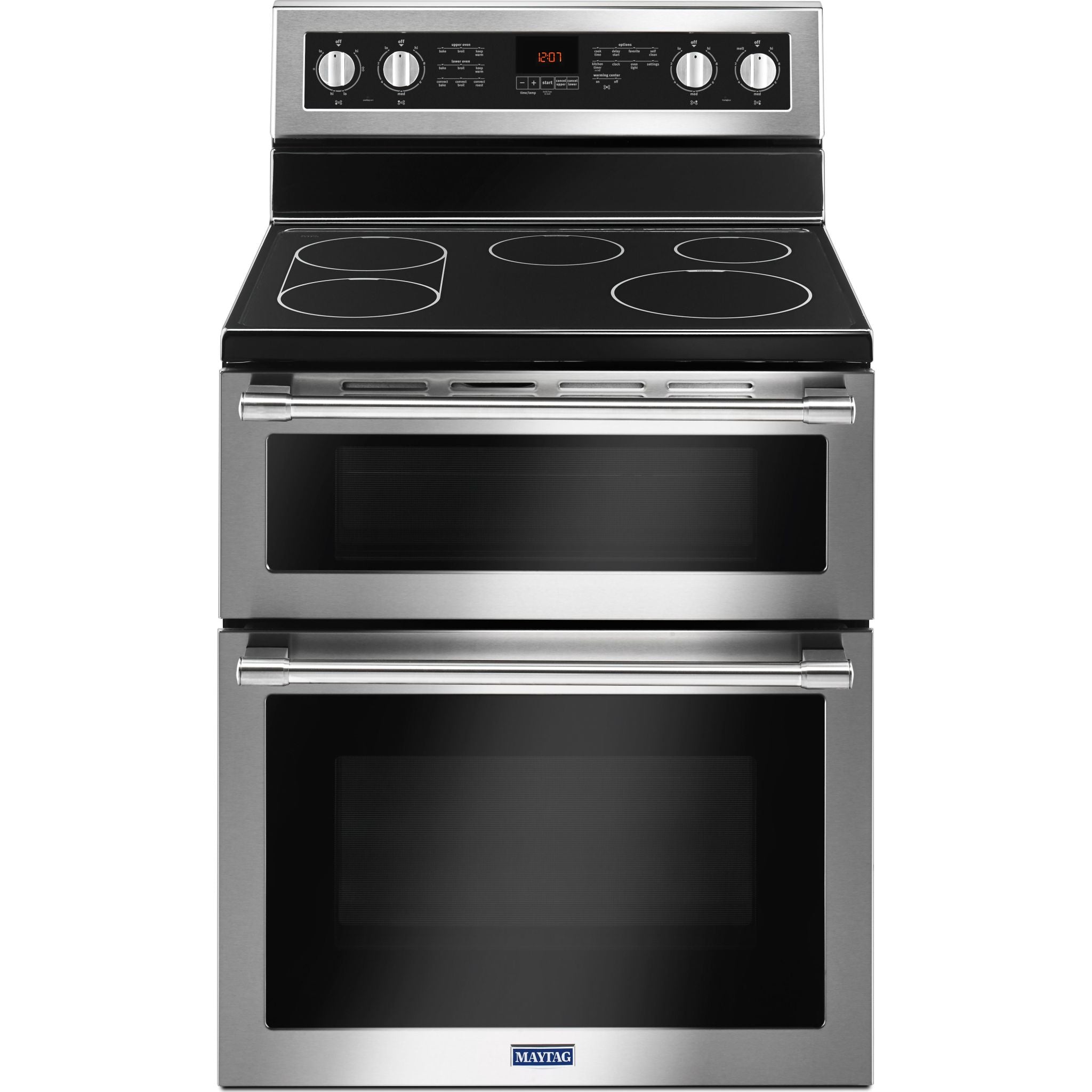 Maytag, Maytag Dual Oven Range (YMET8800FZ) - Stainless Steel