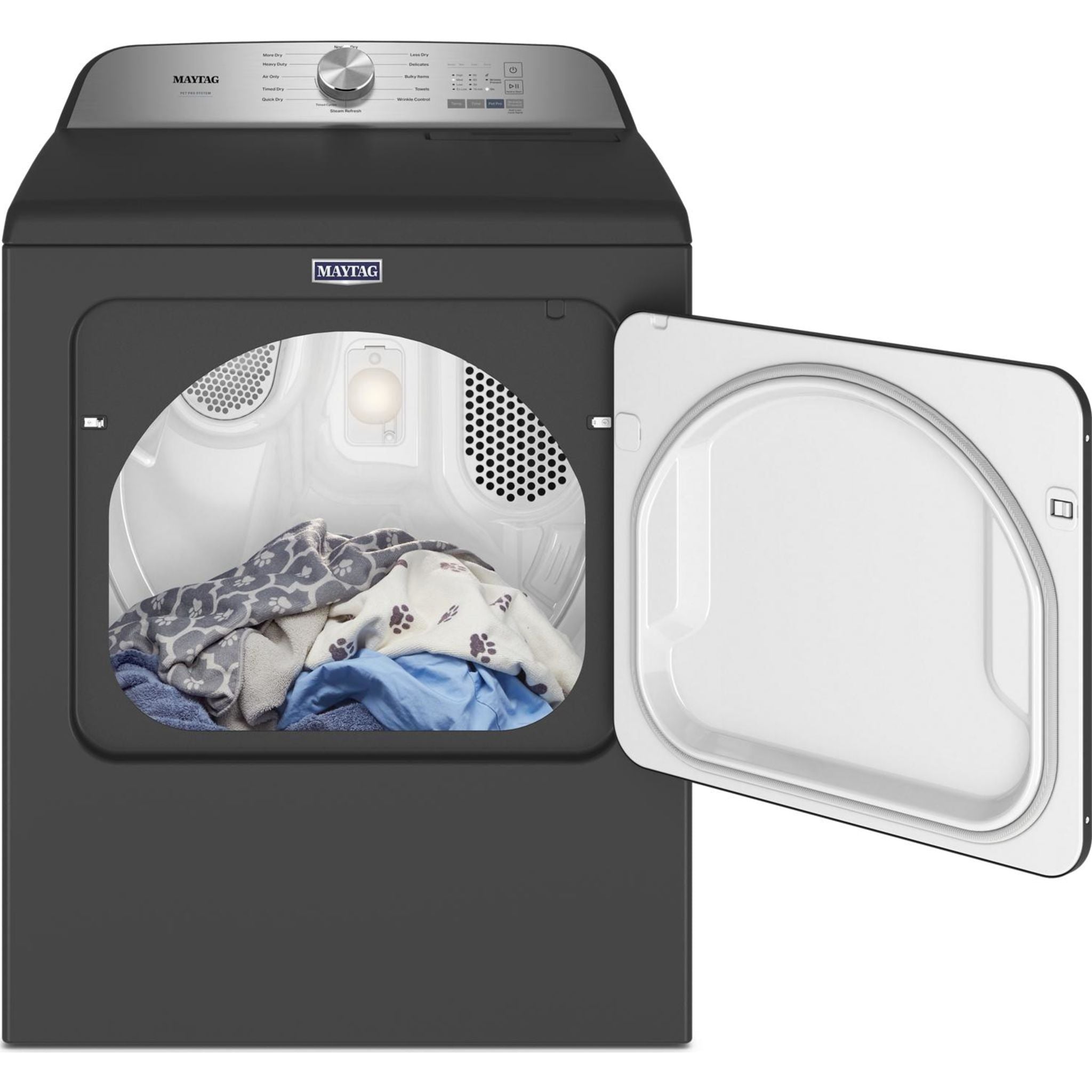 Maytag, Maytag Electric Dryer (Pet Pro) (YMED6500MBK) - Volcano Black