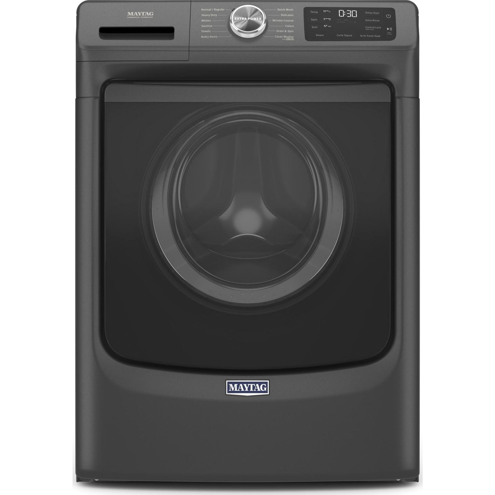 Maytag, Maytag Front Load Washer (MHW6630MBK) - Volcano Black