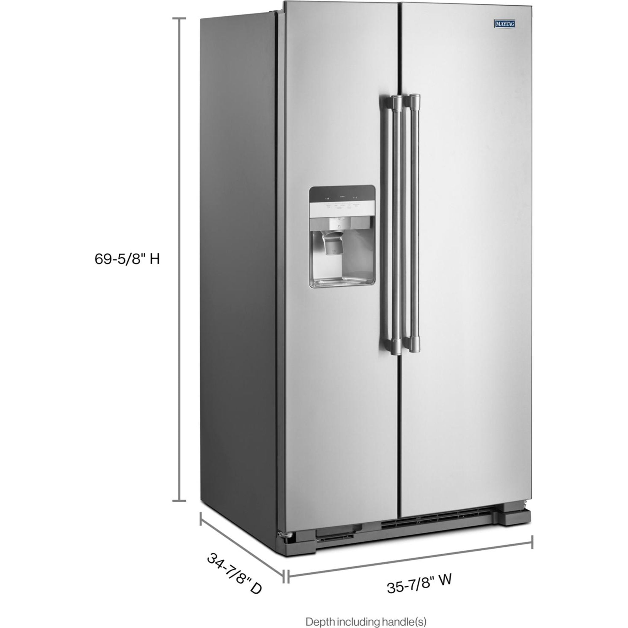 Maytag, Maytag Side x Side Fridge (MSS25C4MGZ) - Stainless Steel