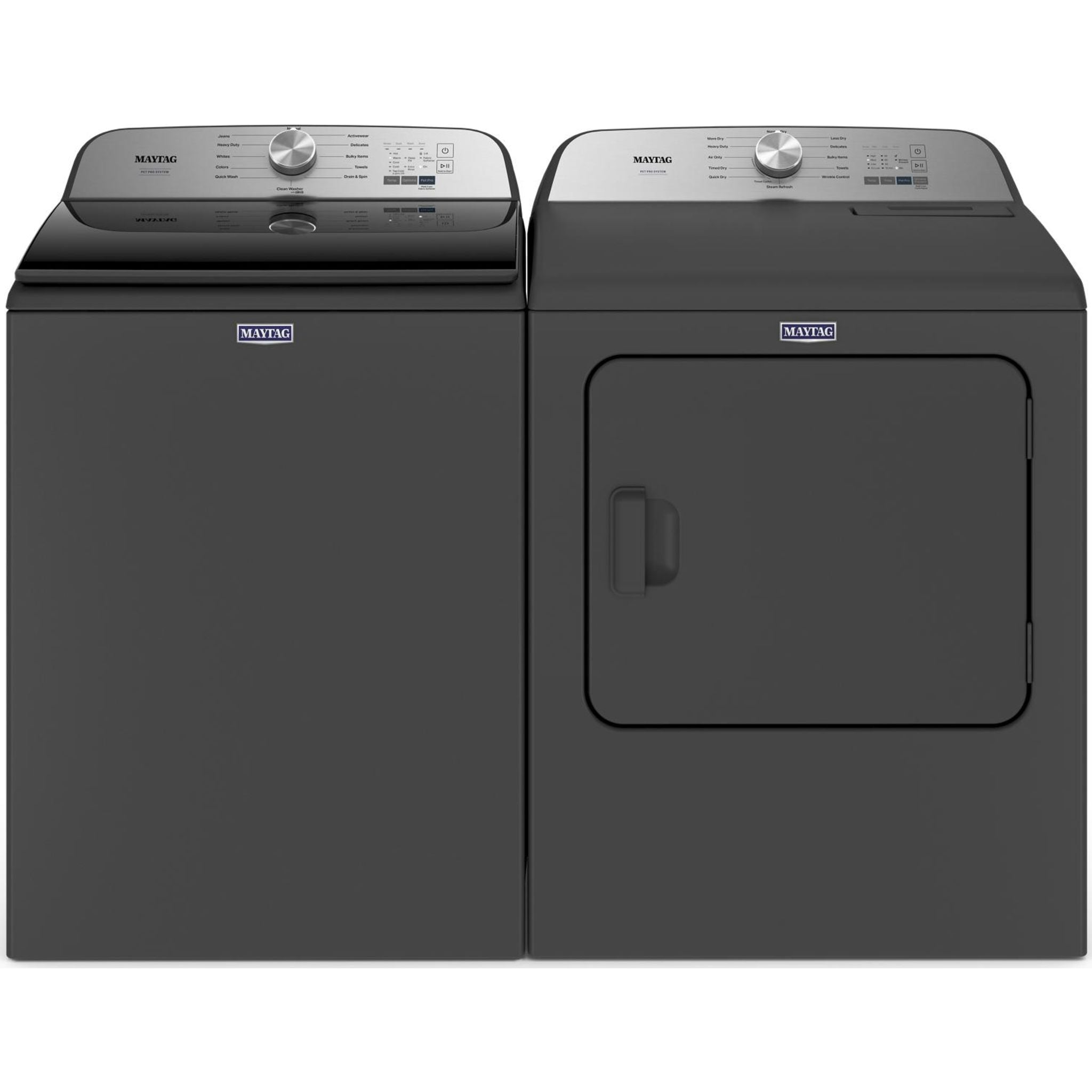 Maytag, Maytag Top Load Pair (Pet Pro) (1562853K) - Volcano Black