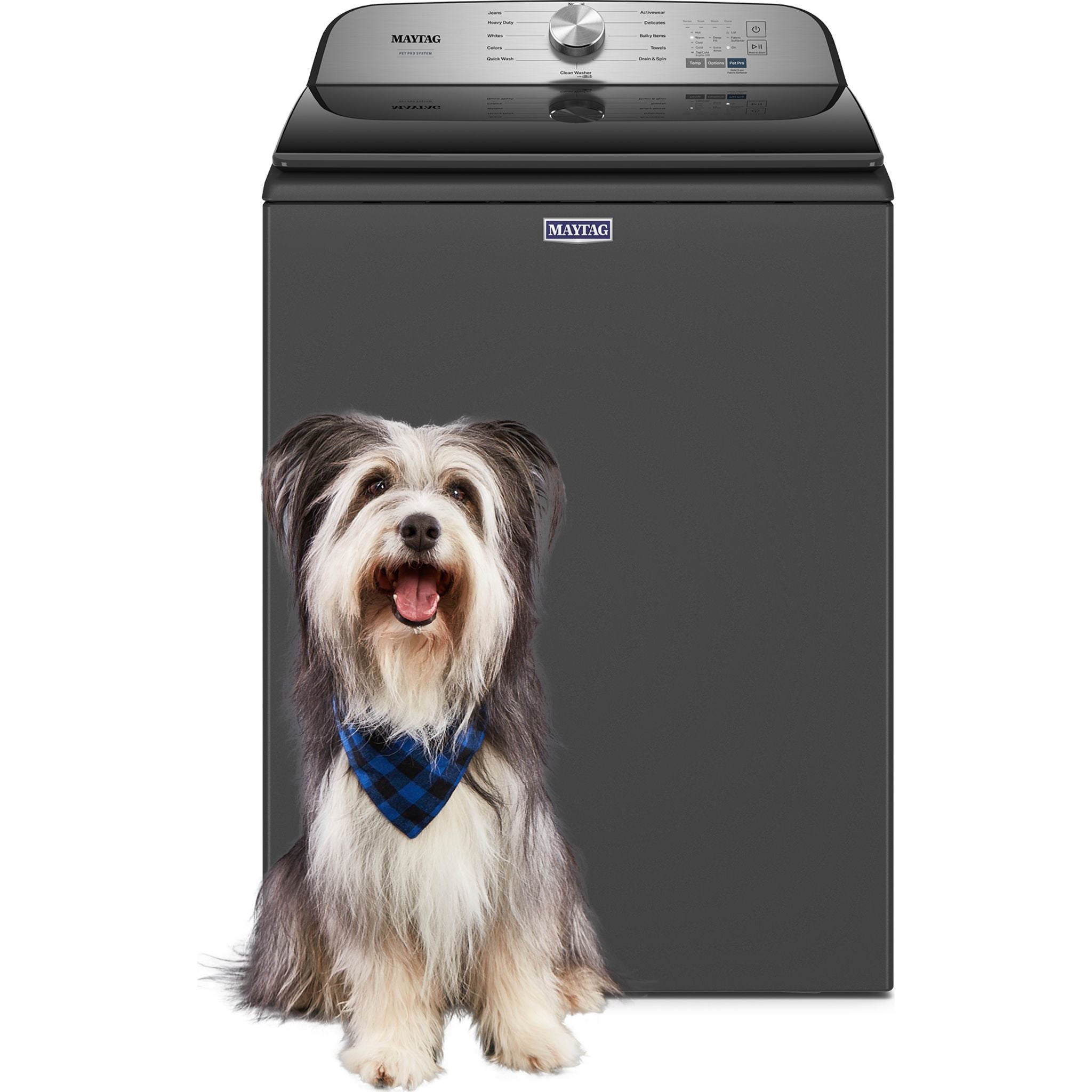 Maytag, Maytag Top Load Washer (Pet Pro) (MVW6500MBK) - Volcano Black