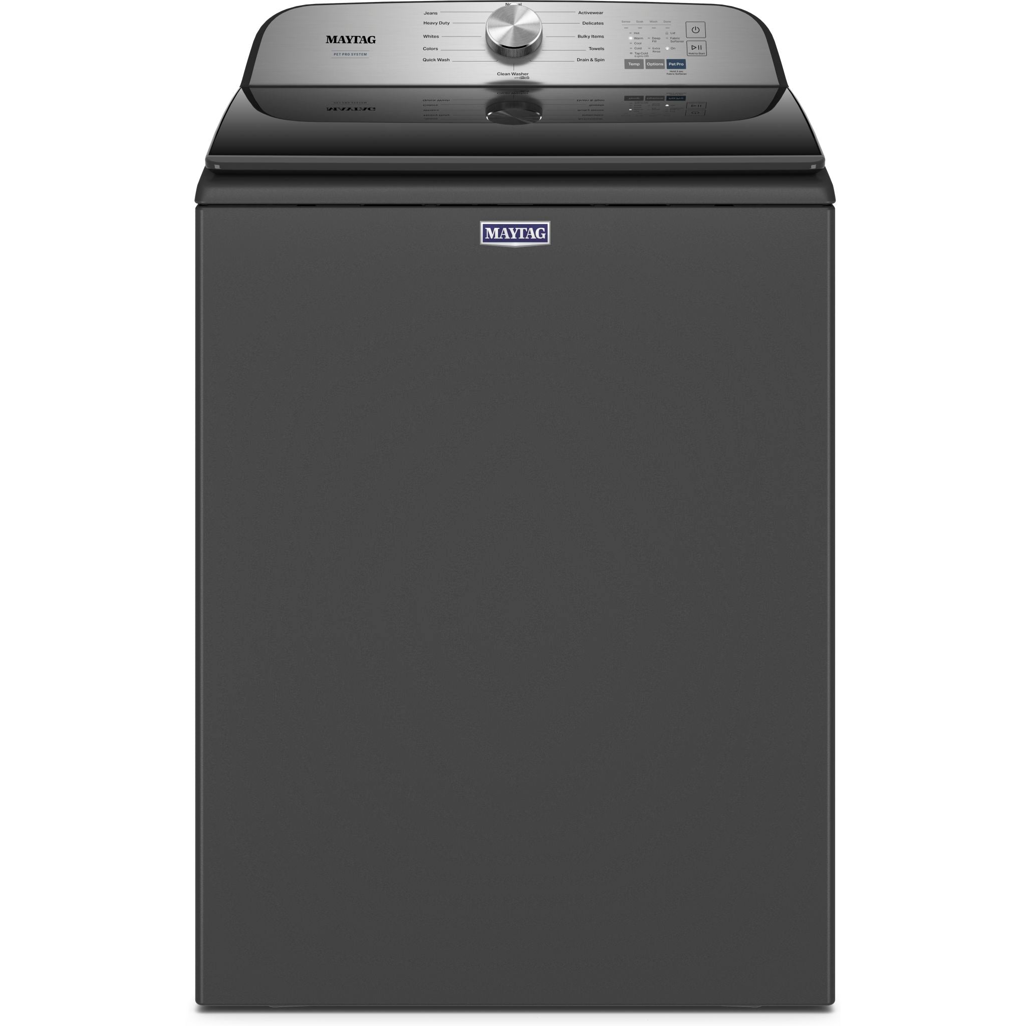 Maytag, Maytag Top Load Washer (Pet Pro) (MVW6500MBK) - Volcano Black