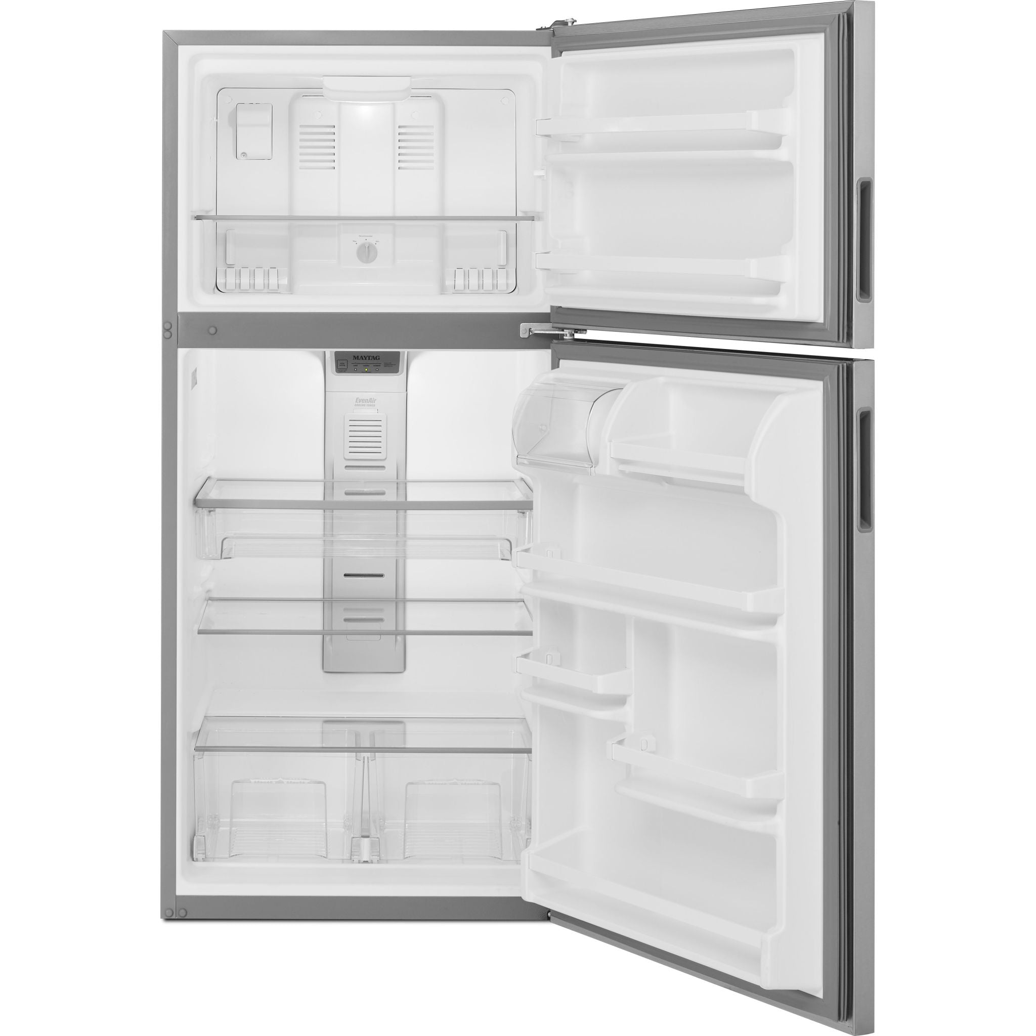 Maytag, Maytag Top Mount Fridge (MRT118FFFZ) - Stainless Steel