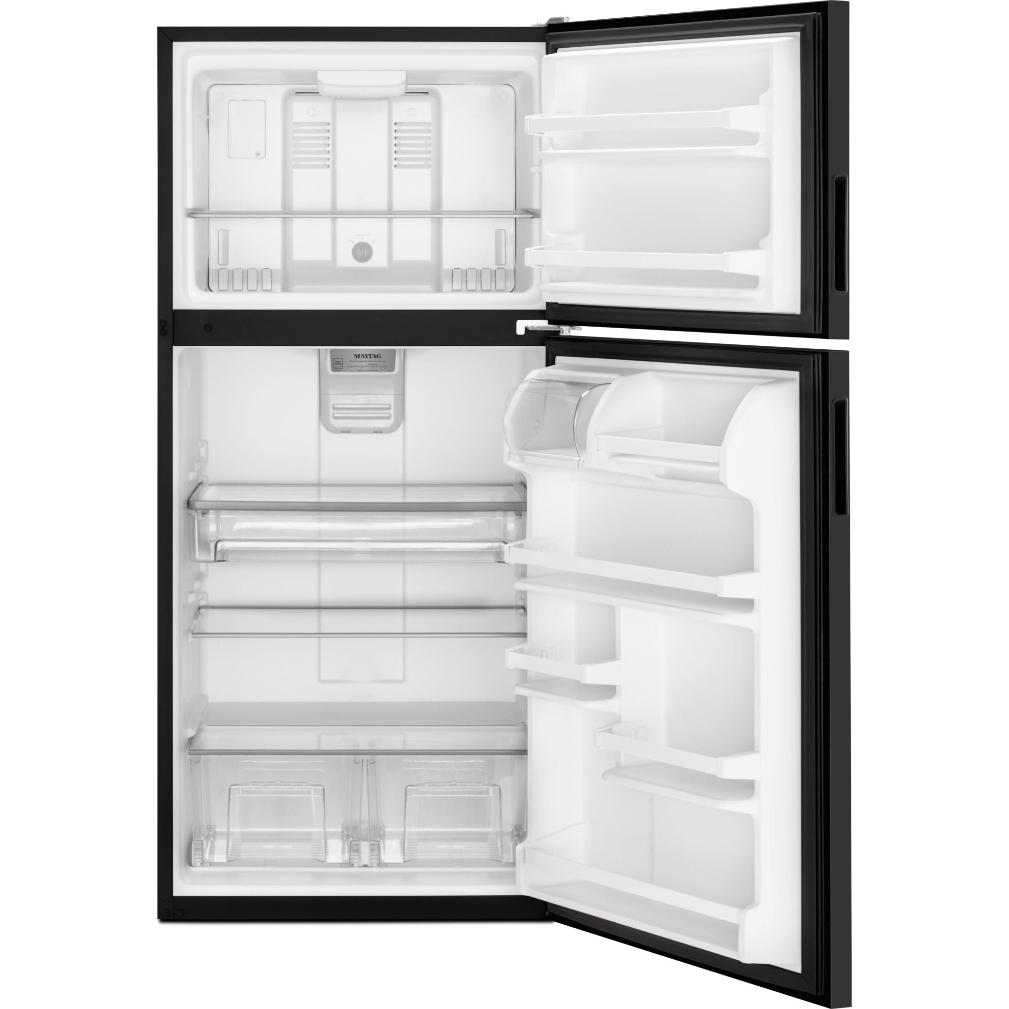 Maytag, Maytag Top Mount Fridge (MRT311FFFE) - Black