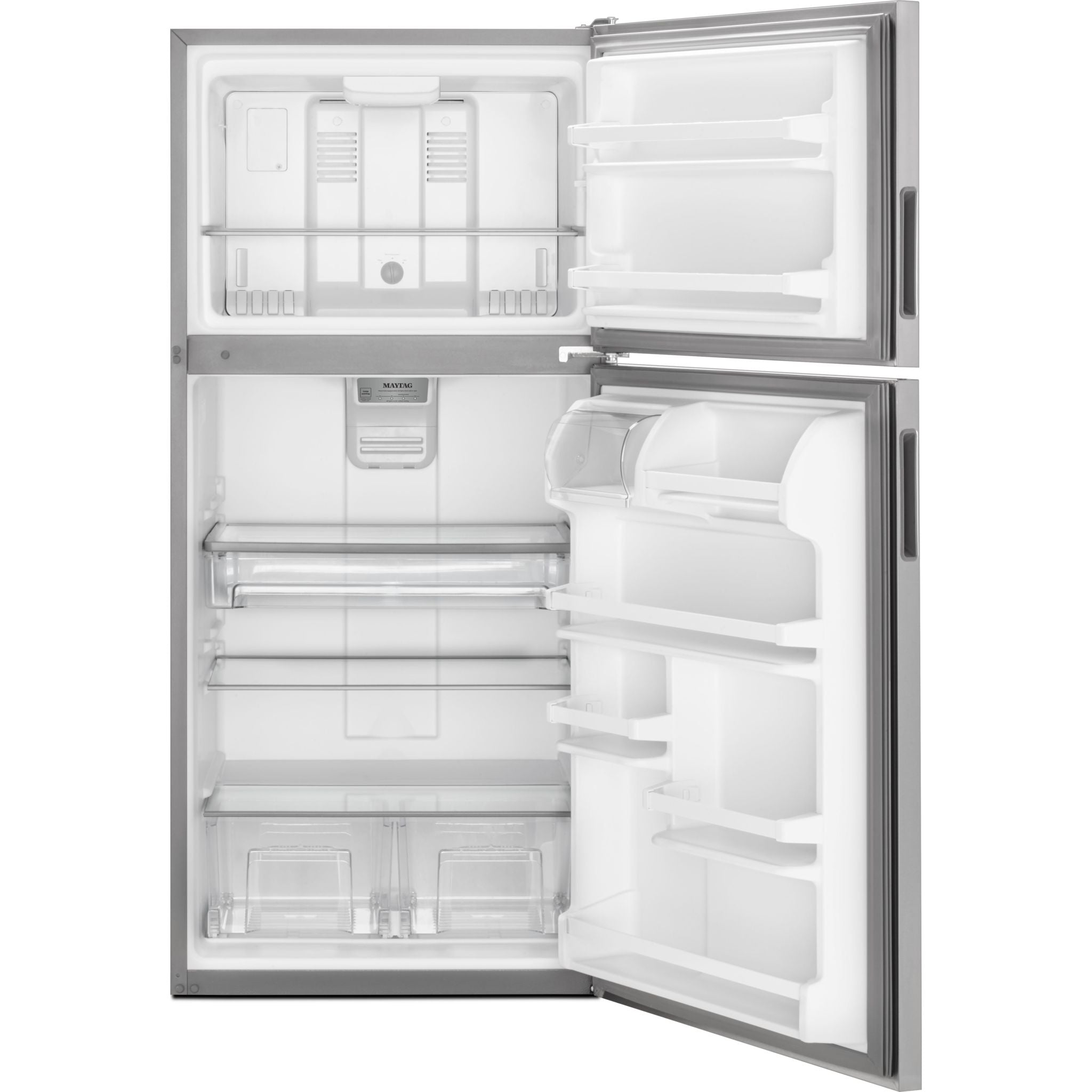 Maytag, Maytag Top Mount Fridge (MRT311FFFZ) - Stainless Steel