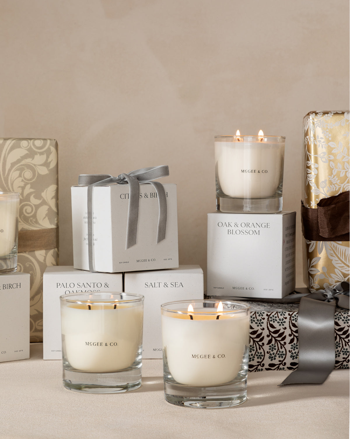 Linnea's Lights, Oak & Orange Blossom Candle