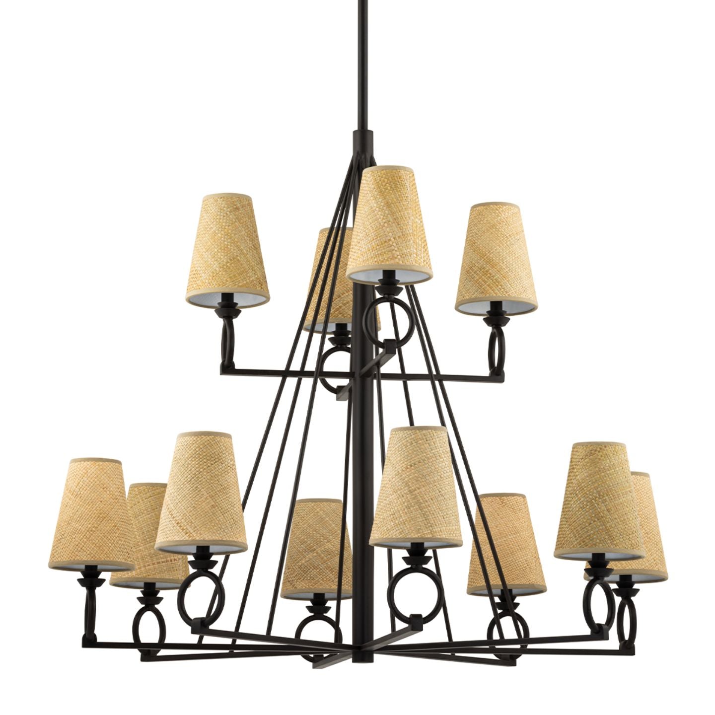 Hudson Valley Lighting, Pendelton 2-Tier Chandelier