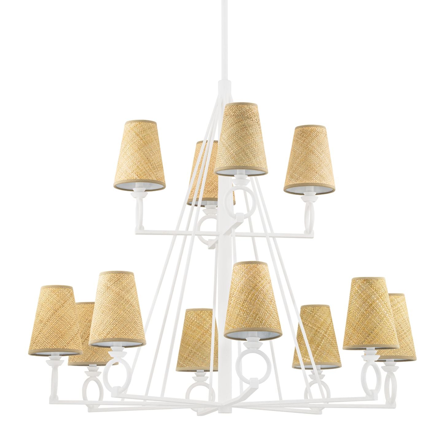 Hudson Valley Lighting, Pendelton 2-Tier Chandelier