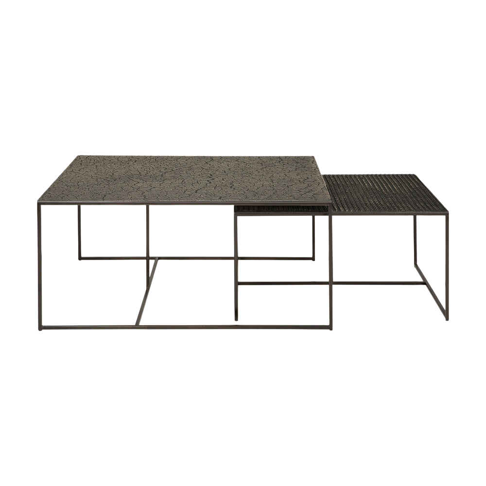 Ethnicraft, Pentagon Nesting Coffee Table Set