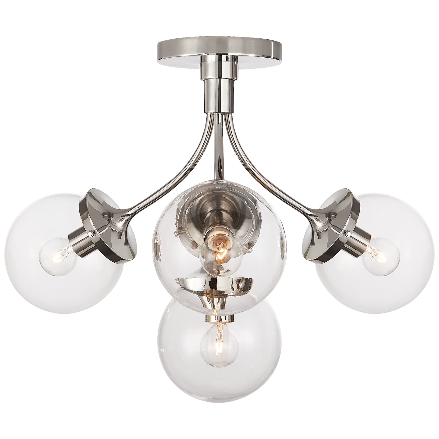 Visual Comfort, Prescott Semi-Flush Mount