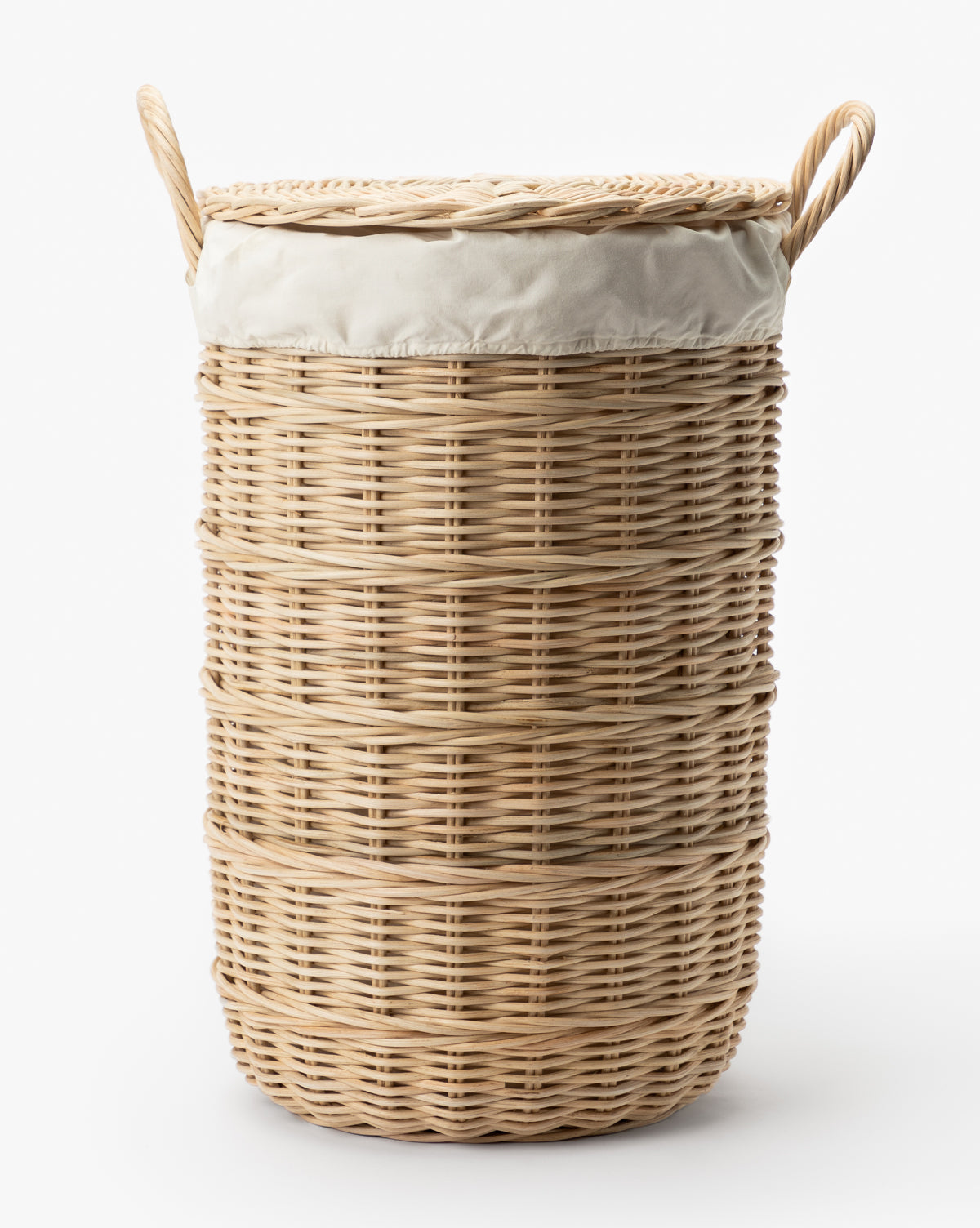 CV. Widhi Asih Bali Export, Rattan Lidded Laundry Bin