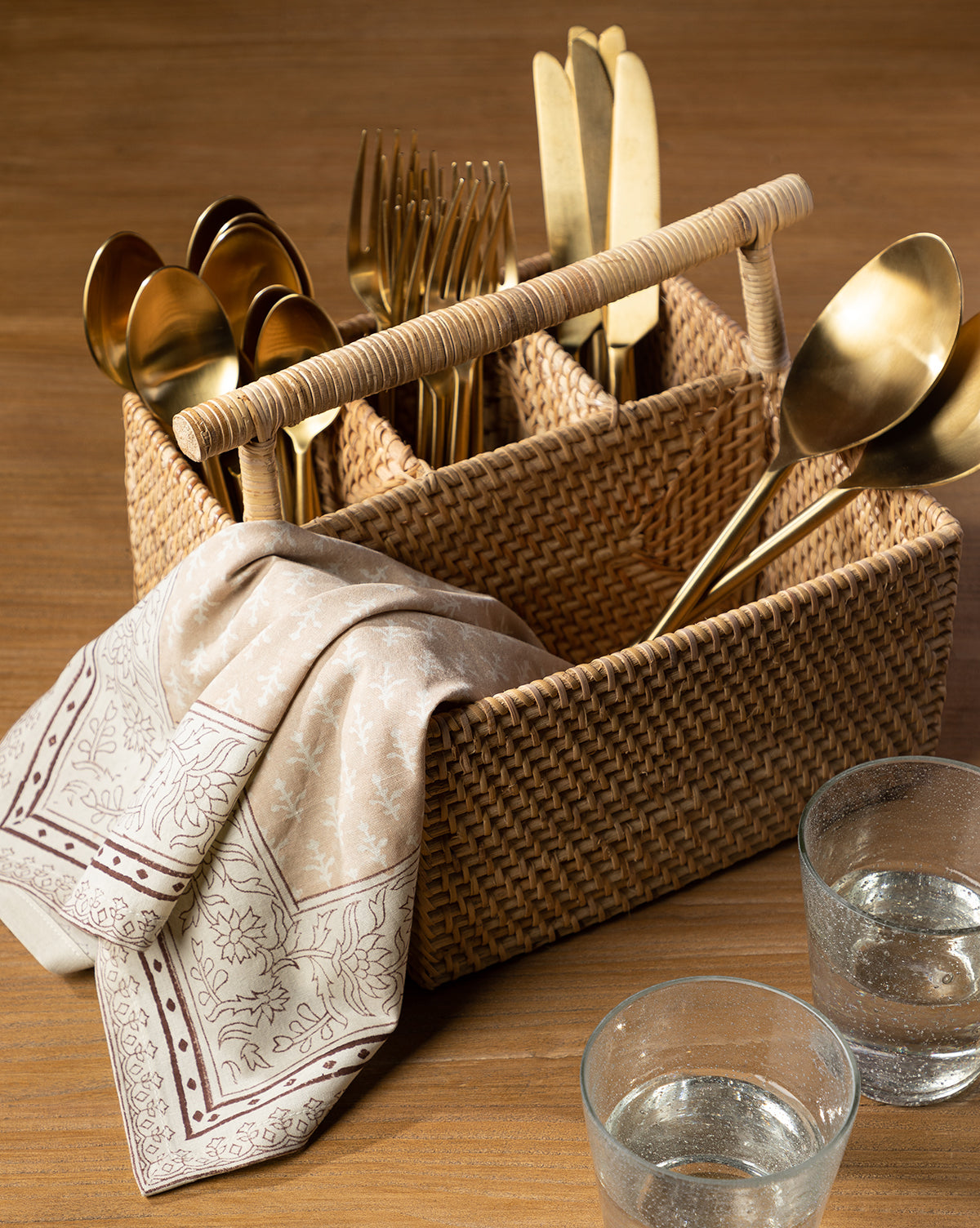 CV. Widhi Asih Bali Export, Rattan Utensil Caddy