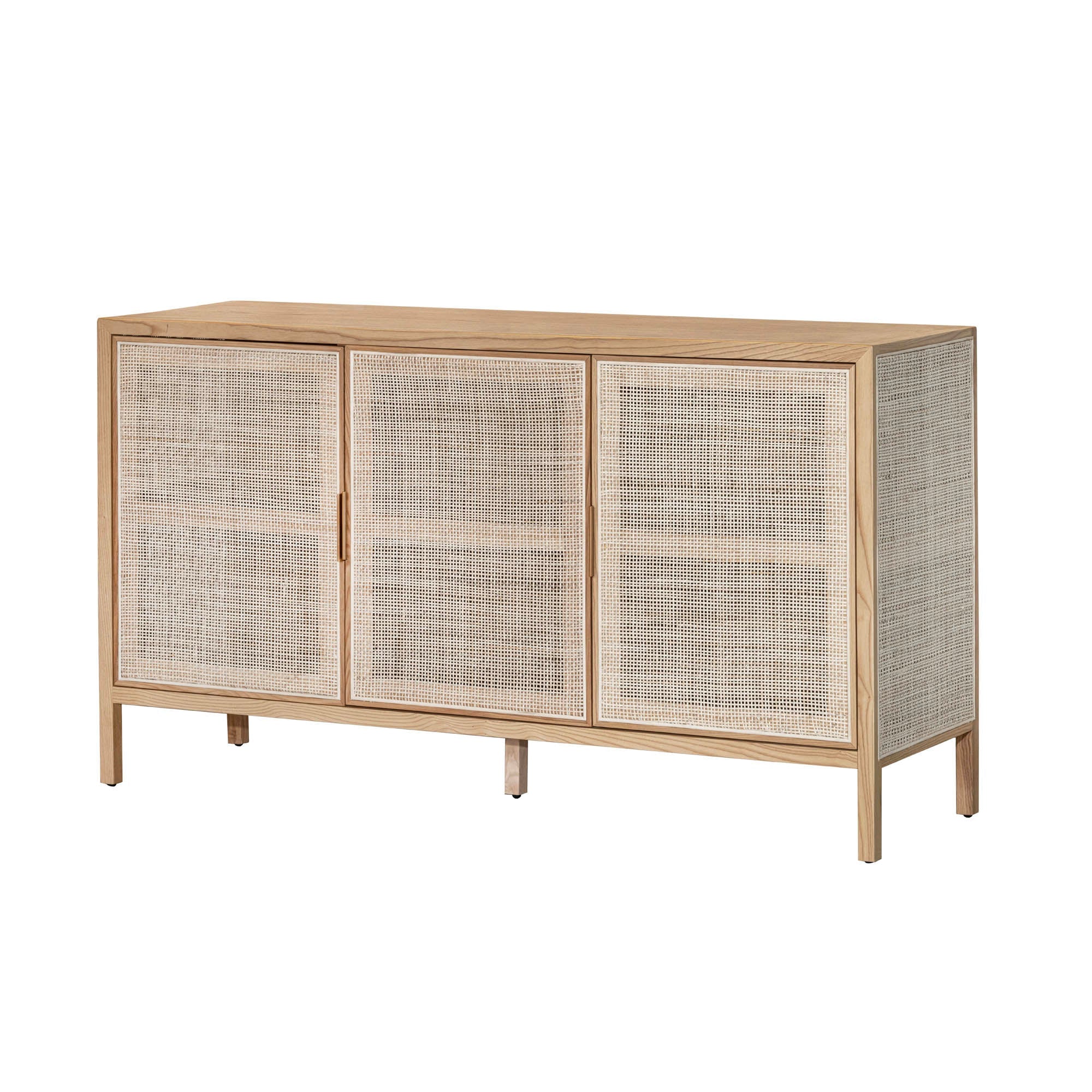 LH Imports, Rattana 3 Door Sideboard - Natural