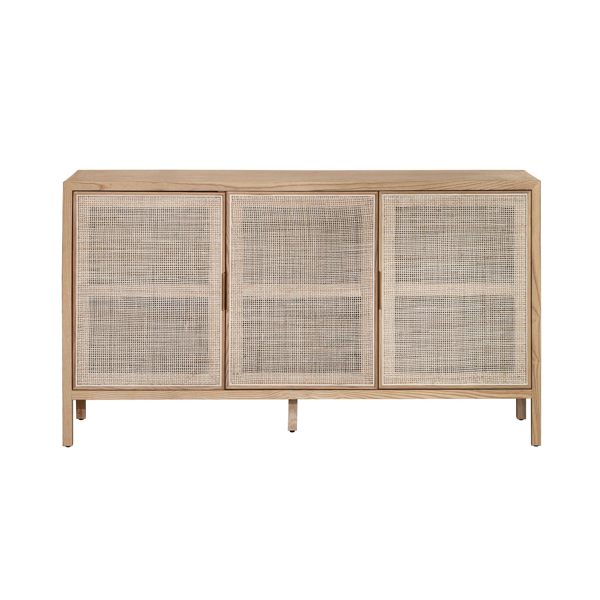 LH Imports, Rattana 3 Door Sideboard - Natural