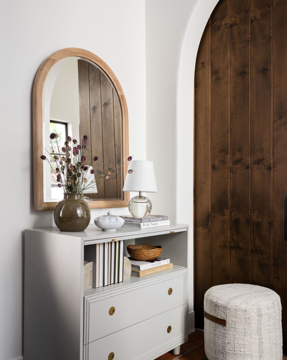 Credence, Reta Arched Wall Mirror