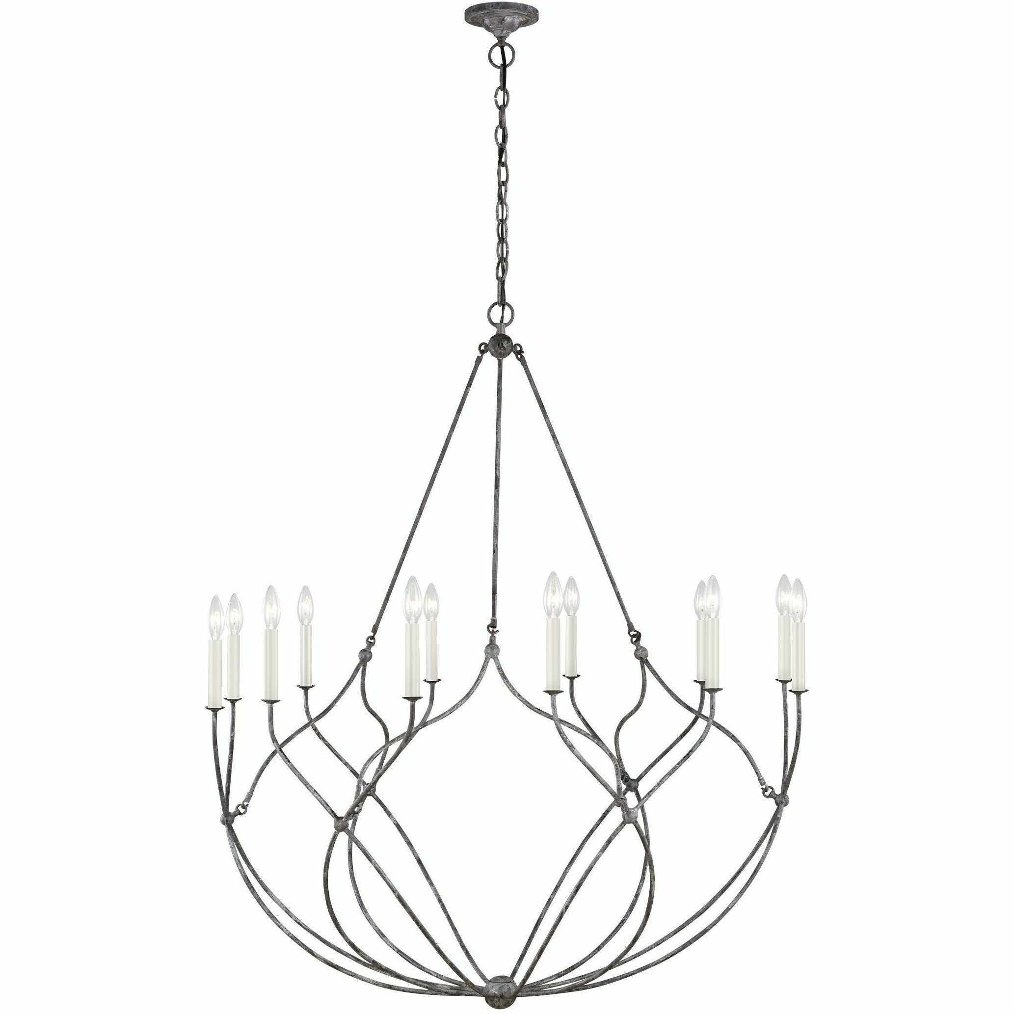 Generation Lighting, Richmond Chandelier | Weathered Galvanized