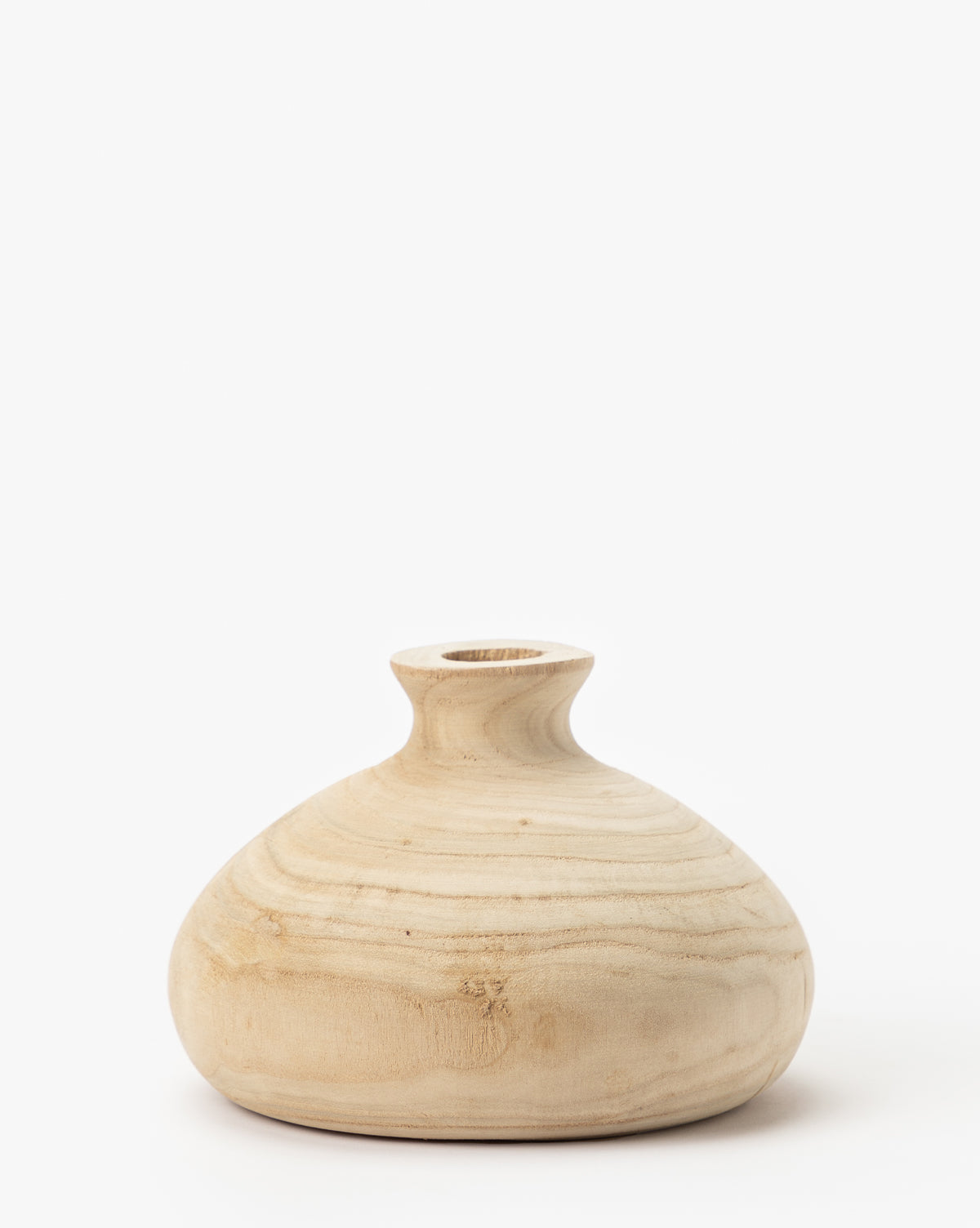 Creative Co-Op, Round Wood Vase