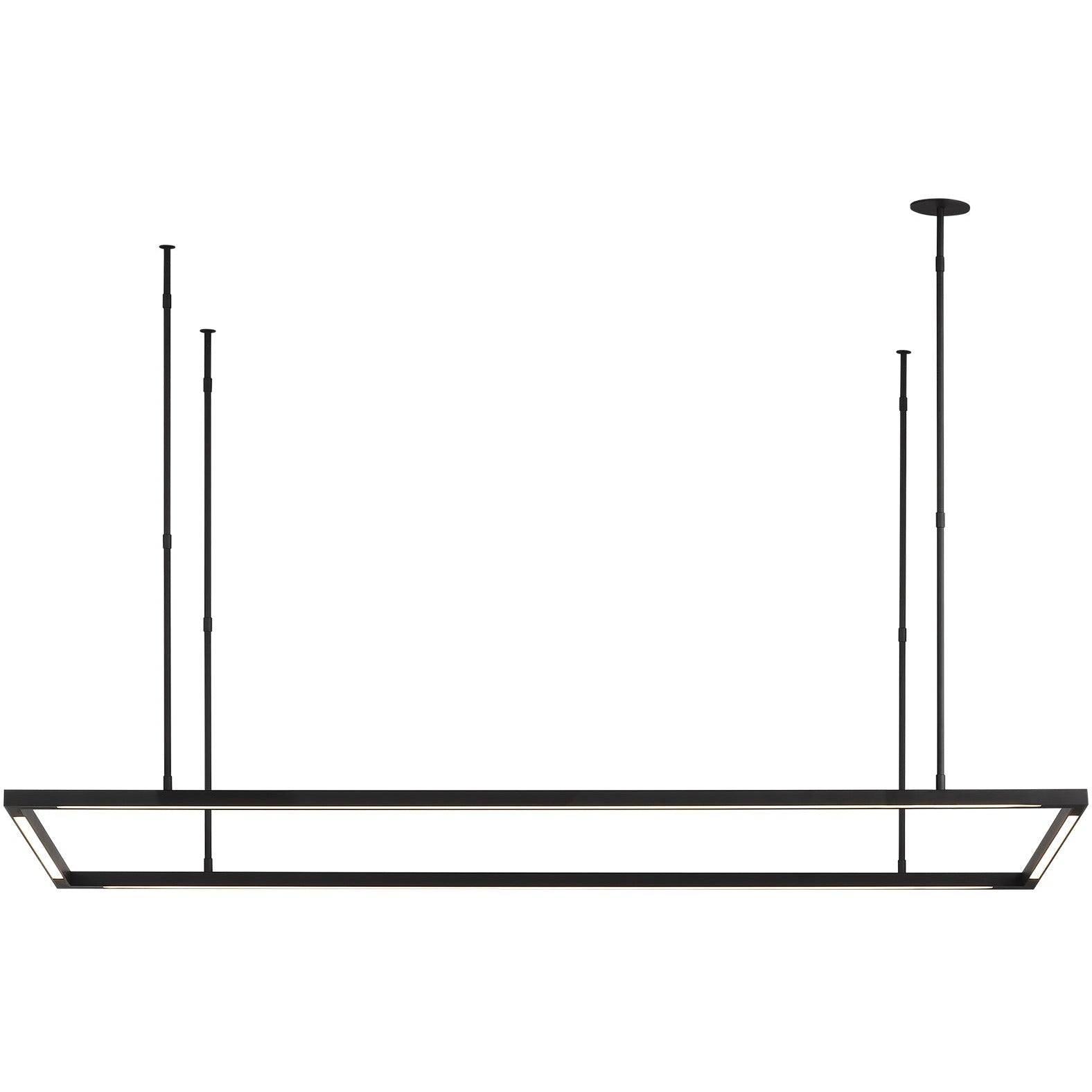 Tech Lighting, Stagger Halo 50 Linear Chandelier